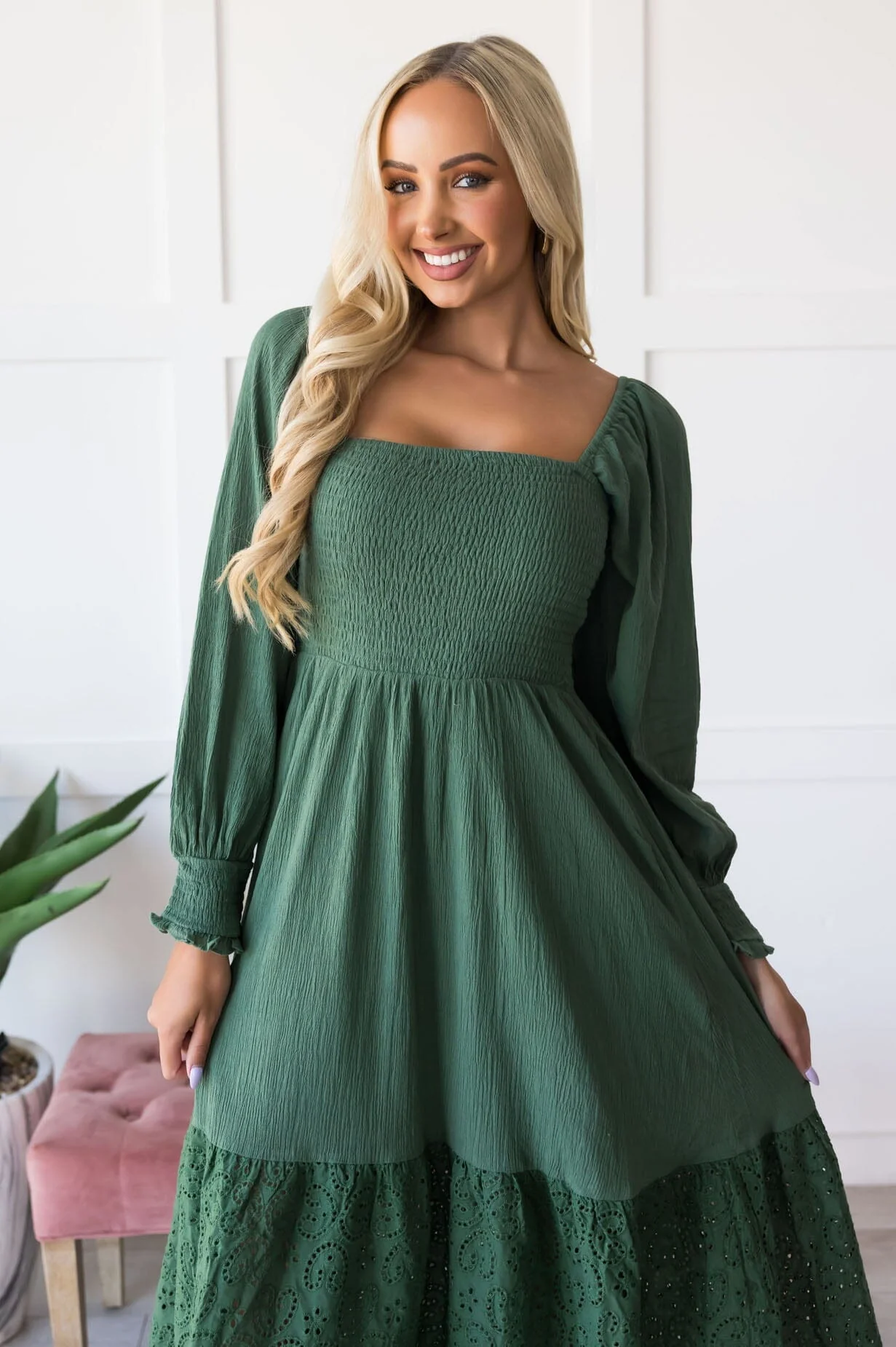 The Emalee Eucalyptus Dresses - XNAUWBI