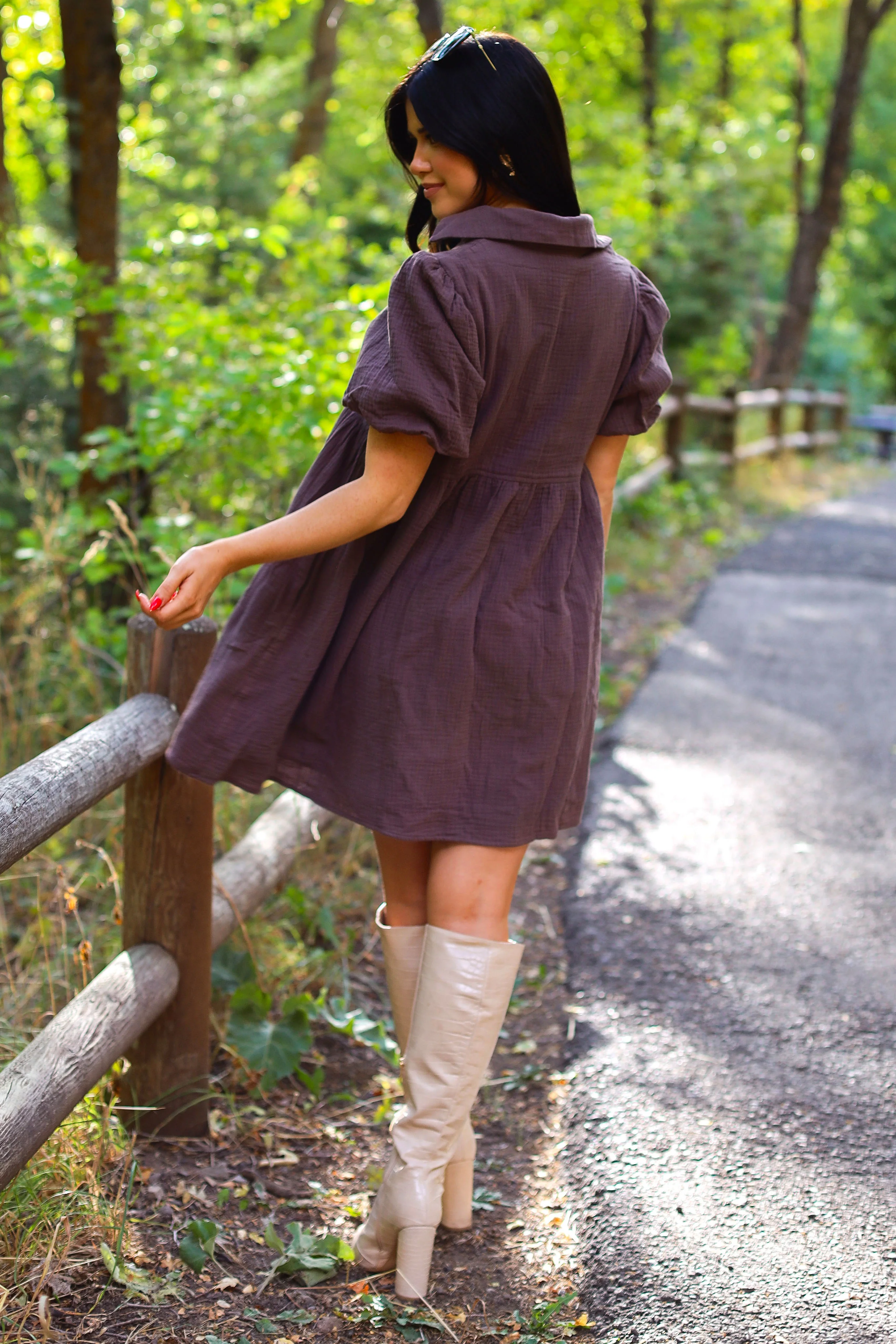 The Cheyenne Bitter Chocolate Dresses - XNAUWBI