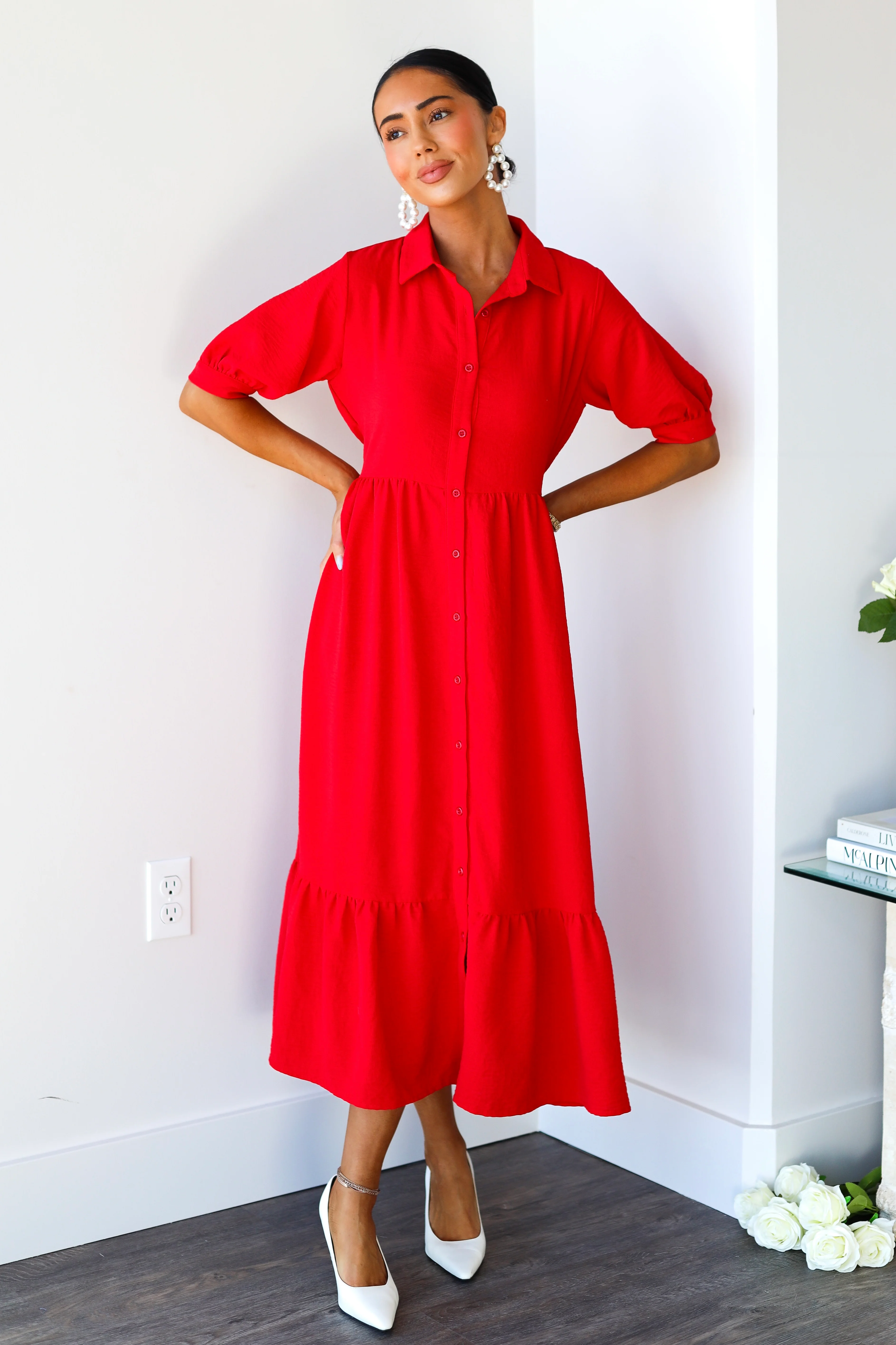 The Leo Cherry Tomato Dresses - XNAUWBI