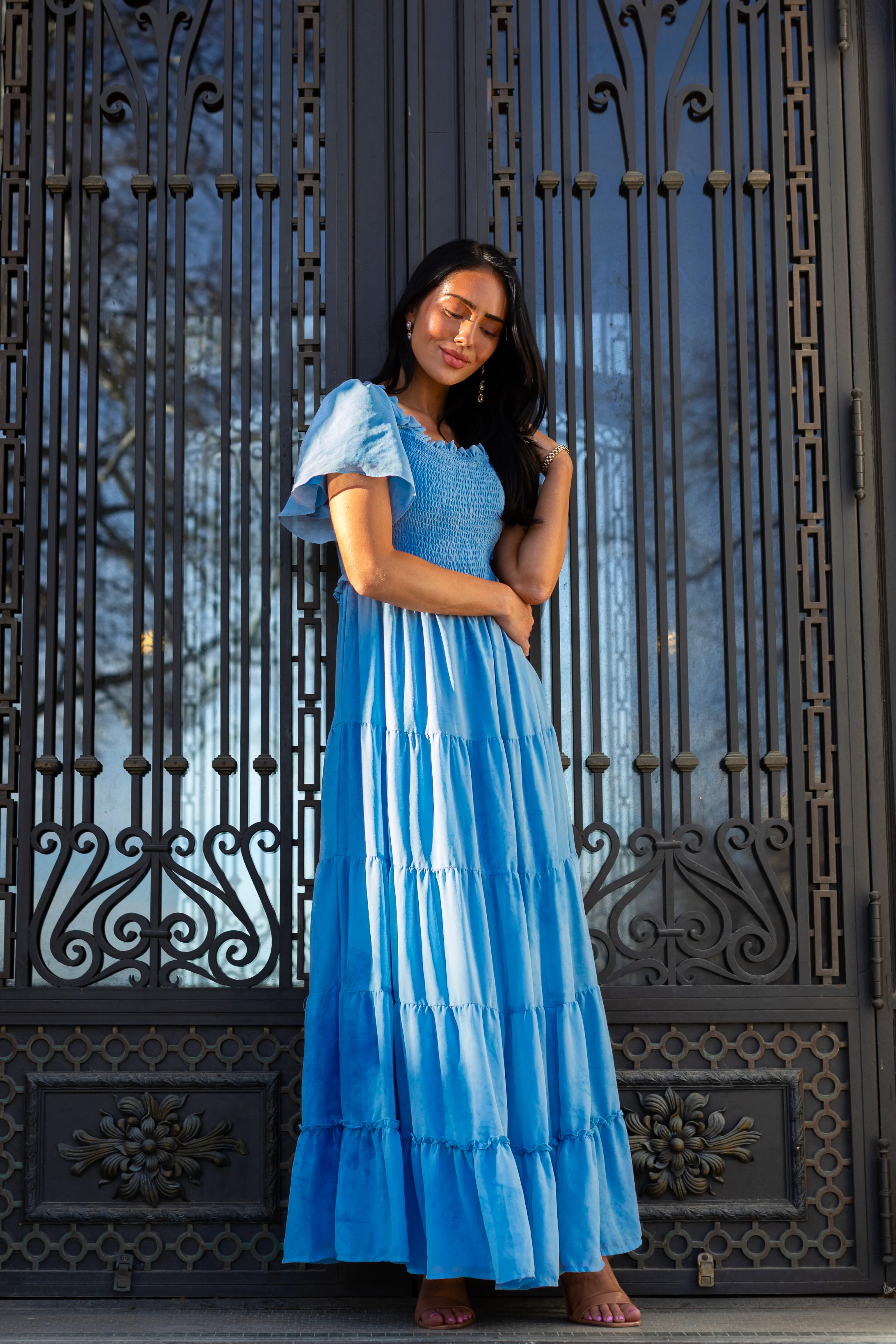 The Leigh Robin Blue Dresses - XNAUWBI