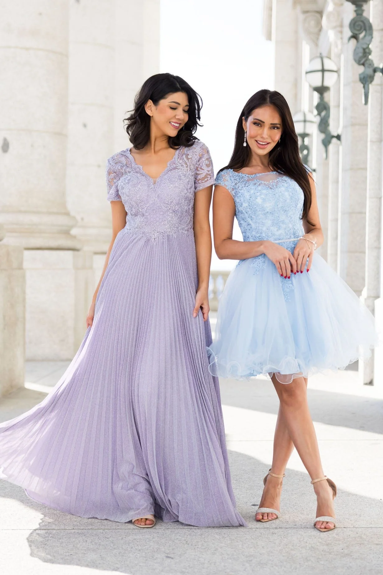 The Tiana Iris Sparkle Dresses - XNAUWBI