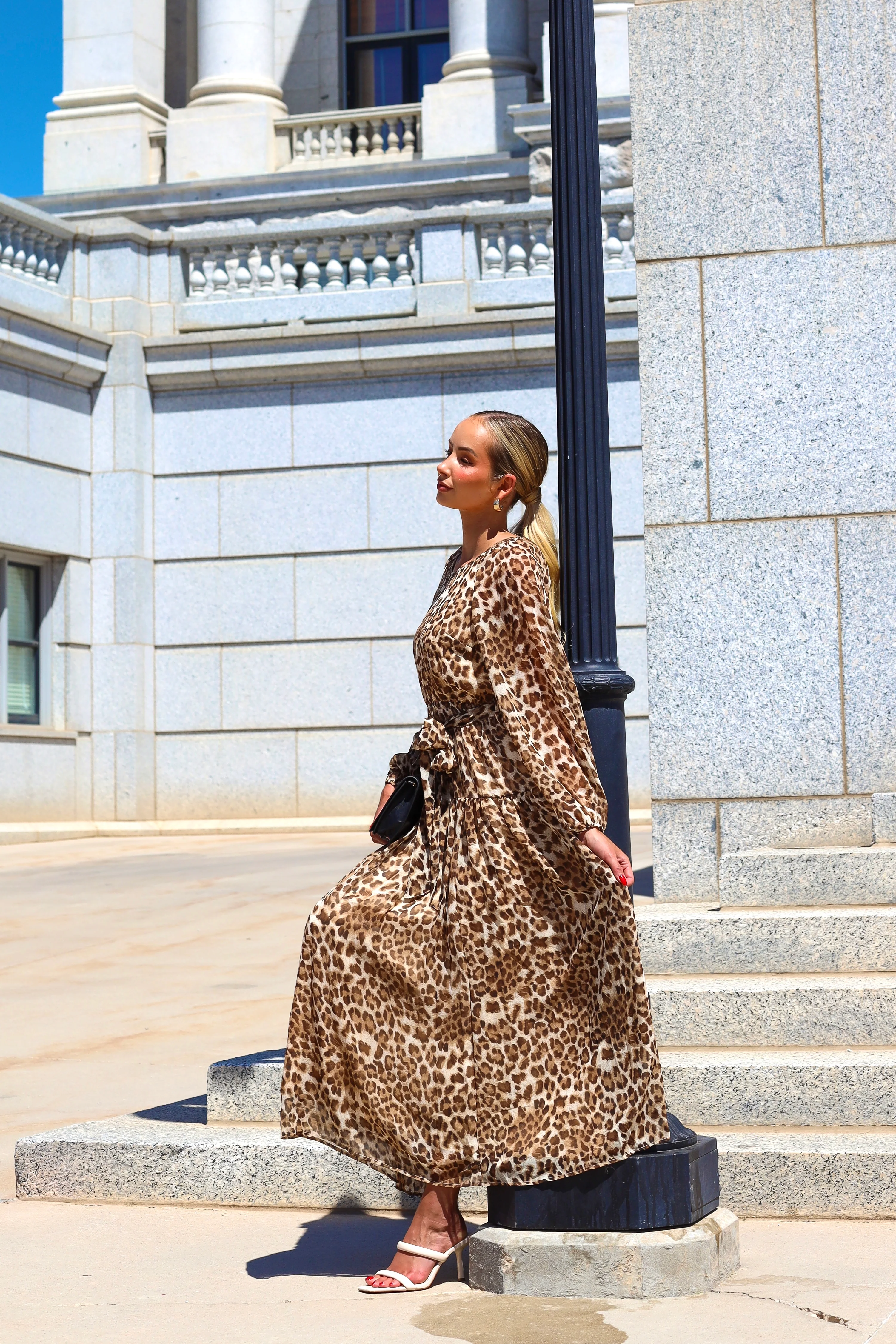 The Mylena Leopard Print Dresses - XNAUWBI