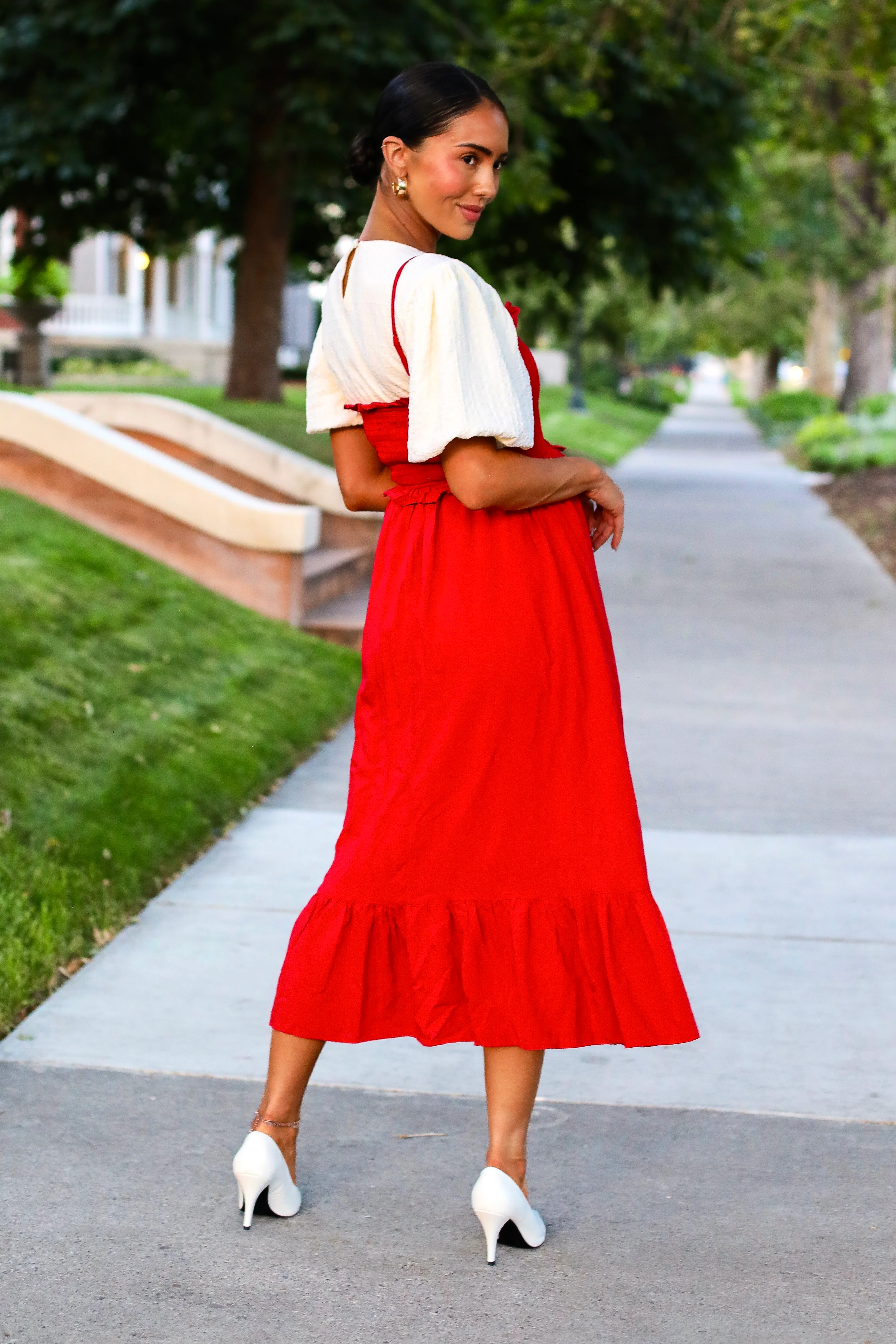 The Jones Berry Red Dresses - XNAUWBI