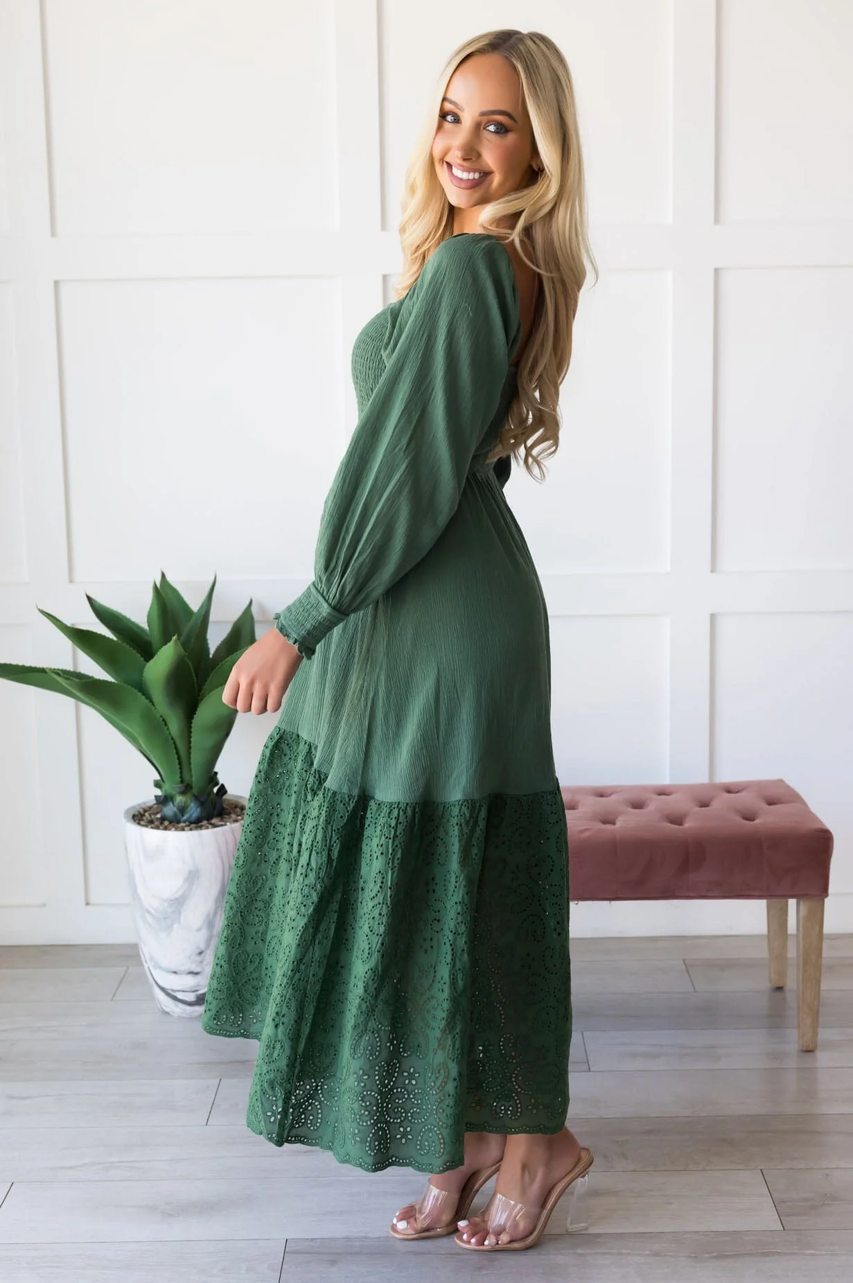 The Emalee Eucalyptus Dresses - XNAUWBI