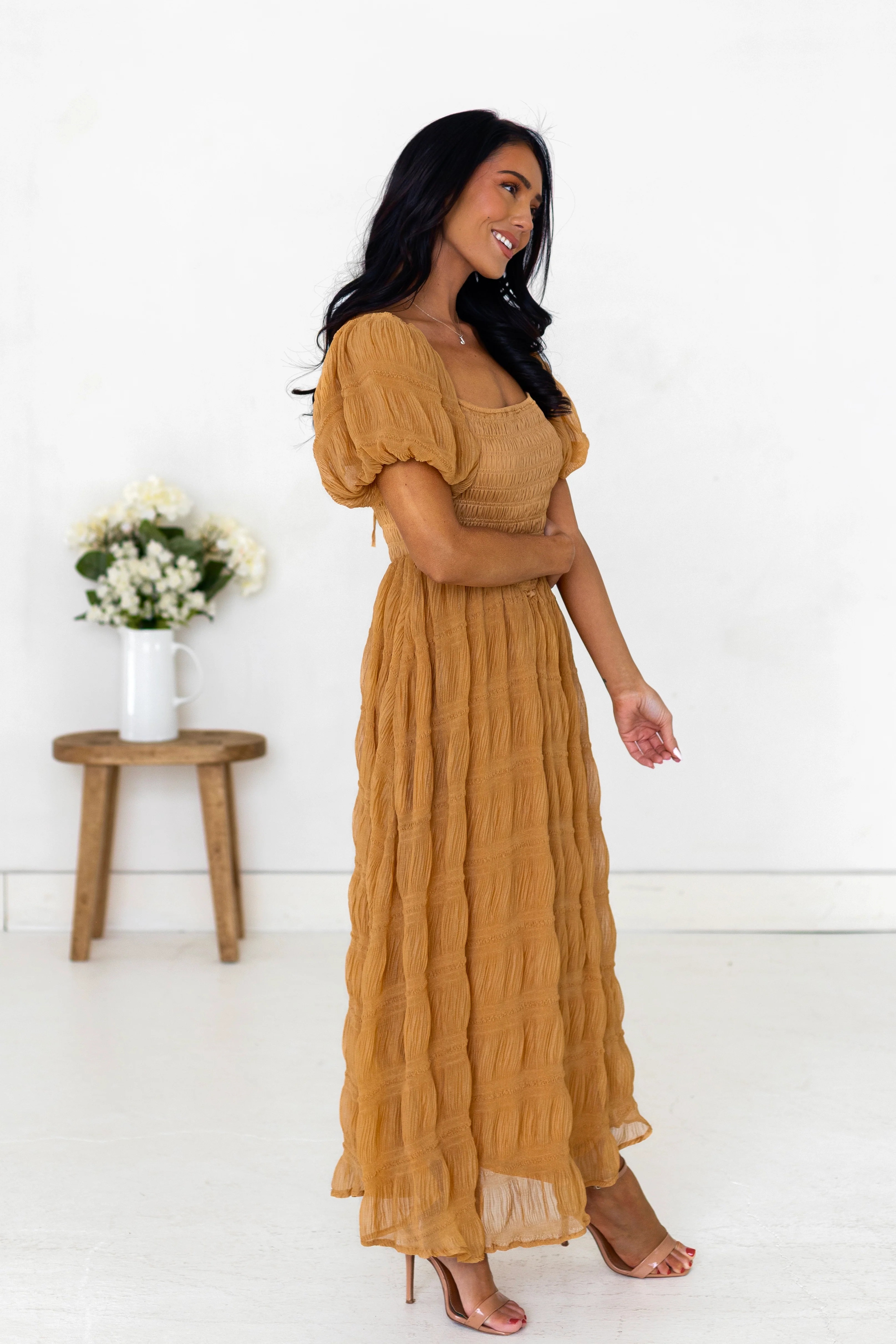 The Baylen Ginger Dresses - XNAUWBI