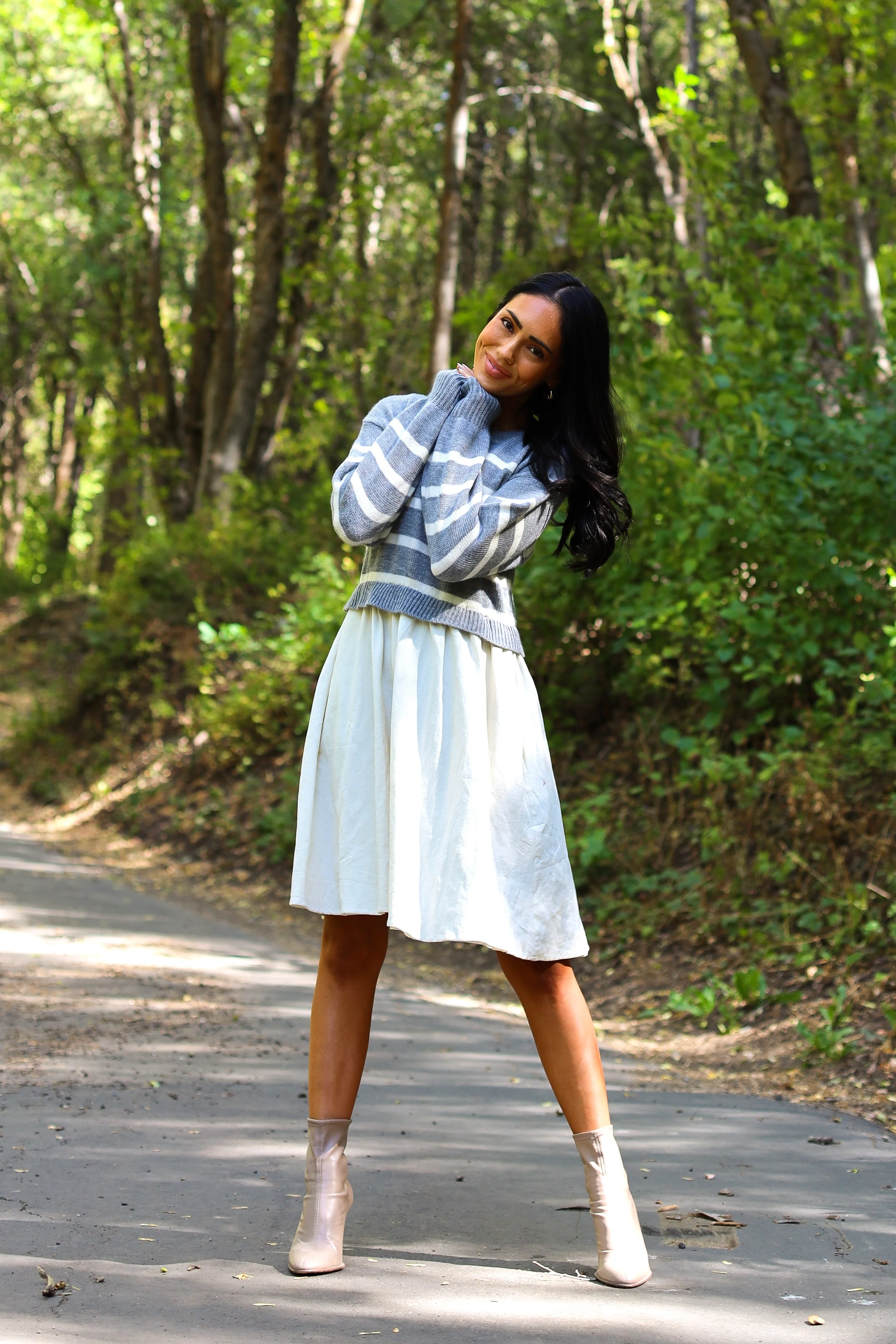 The Cameron Light Grey Dresses - XNAUWBI