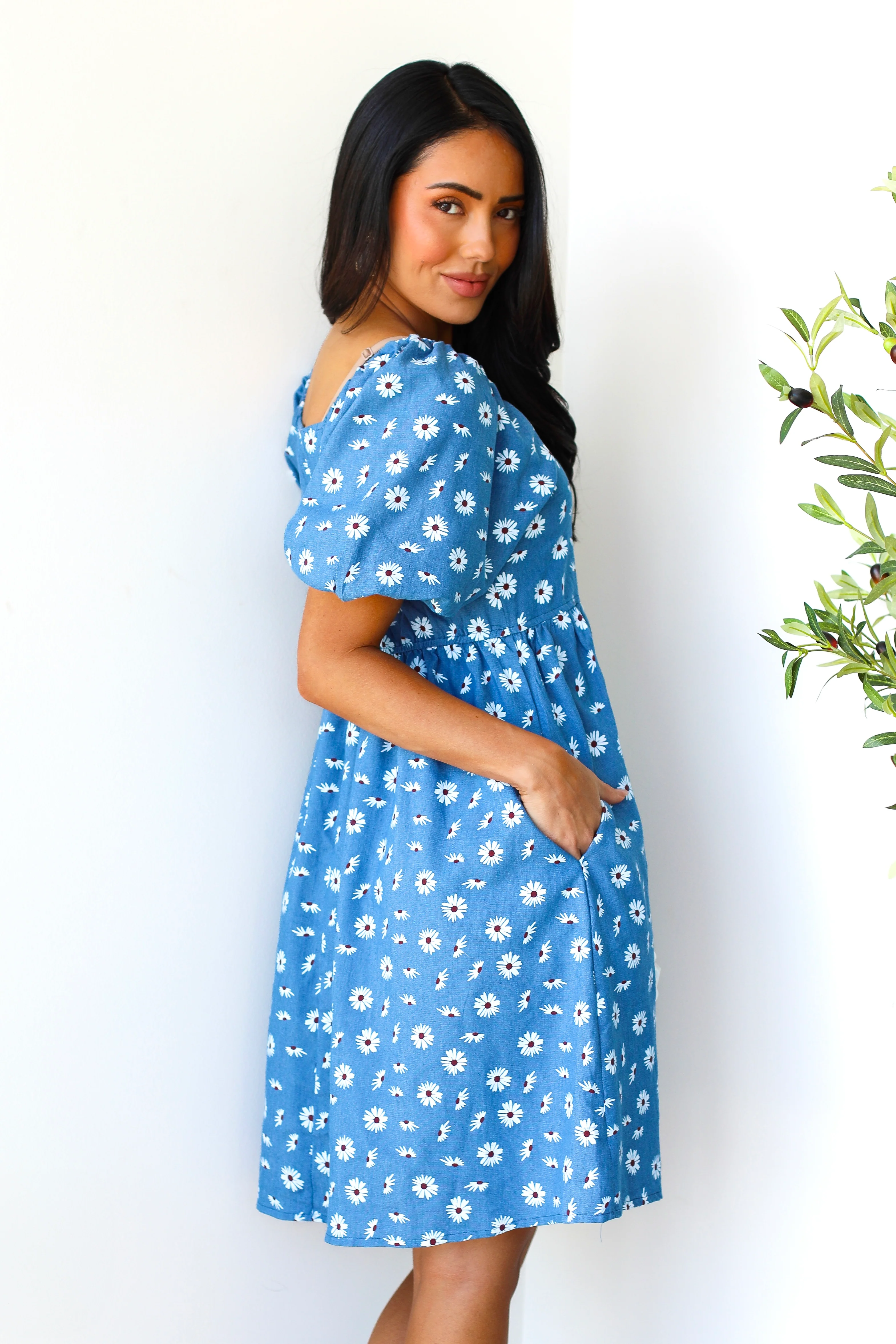 The Hayes Classic Indigo Dresses - XNAUWBI