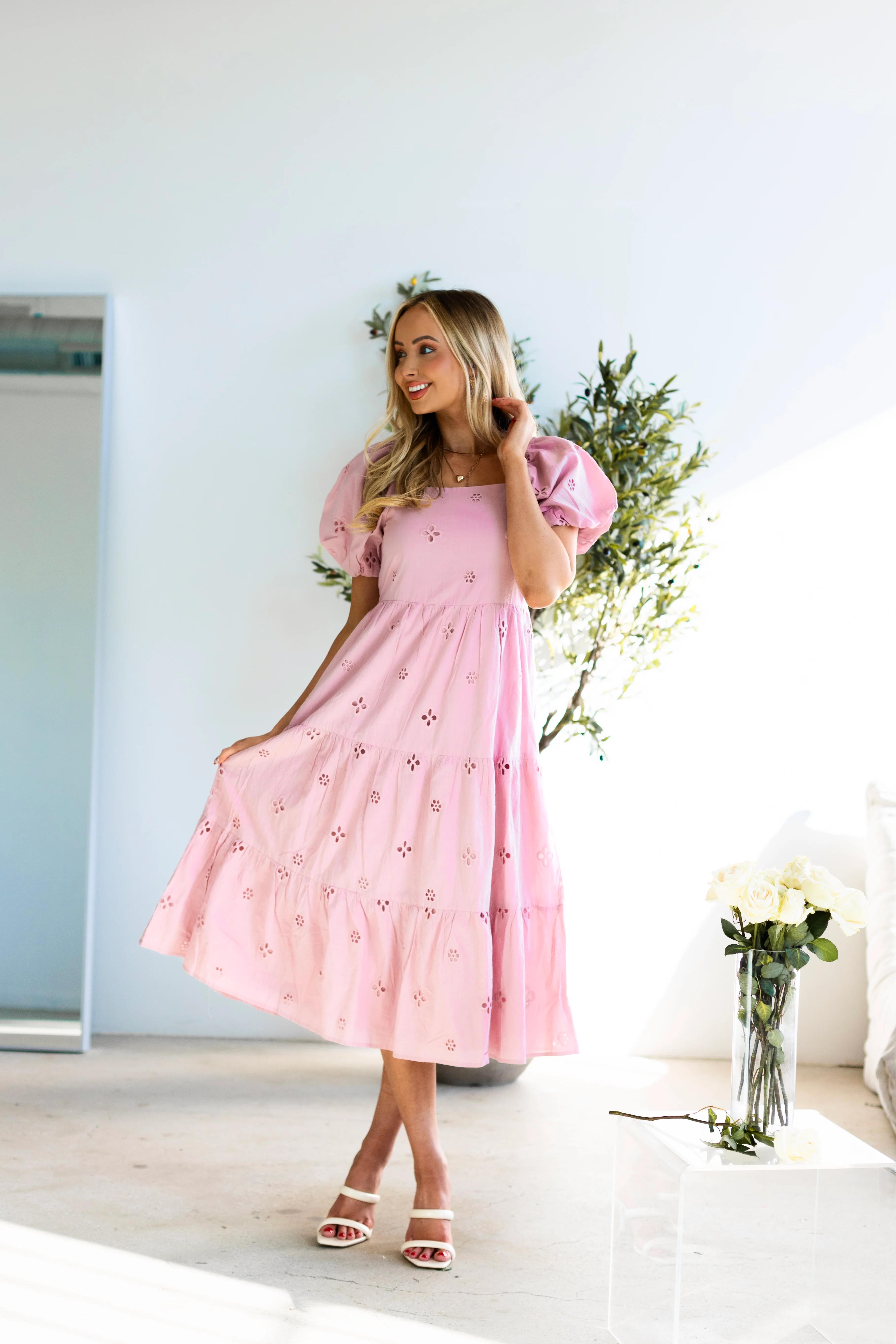 The Wynelle Dusty Mauve Dresses - XNAUWBI