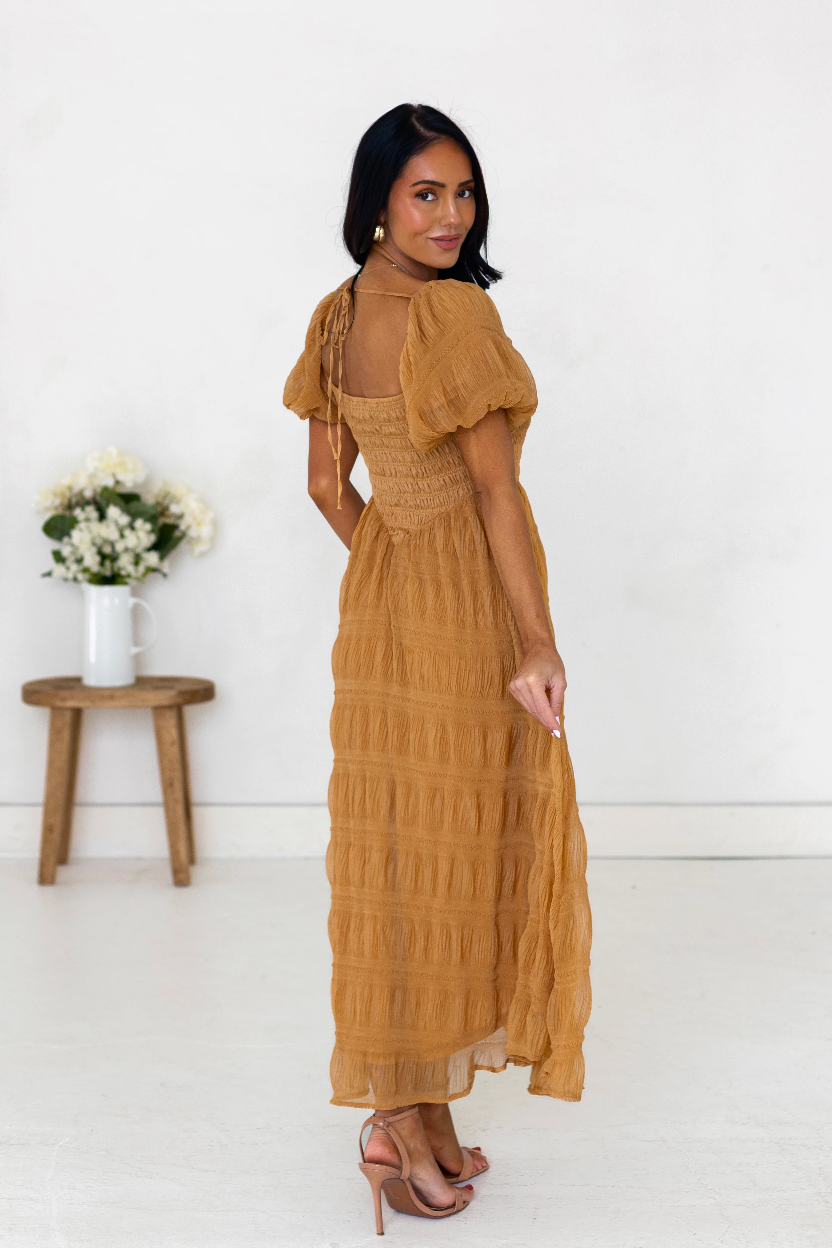 The Baylen Ginger Dresses - XNAUWBI