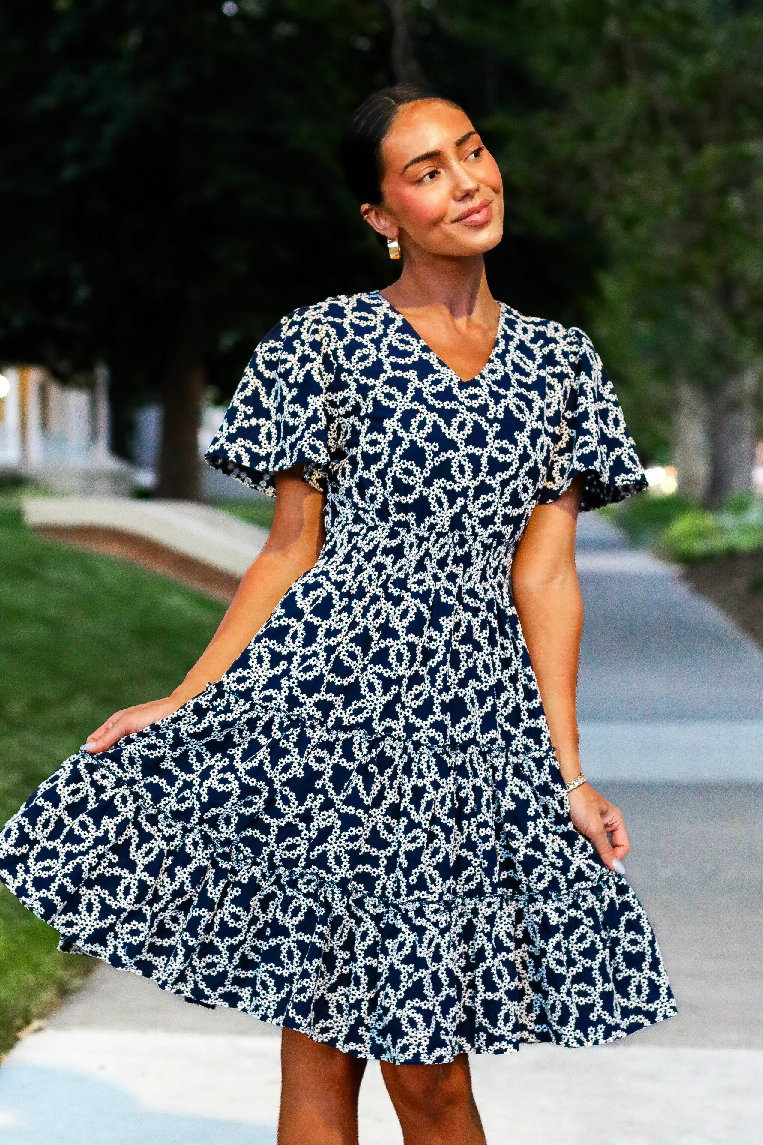 The Jemma Midnight Lotus Dresses - XNAUWBI