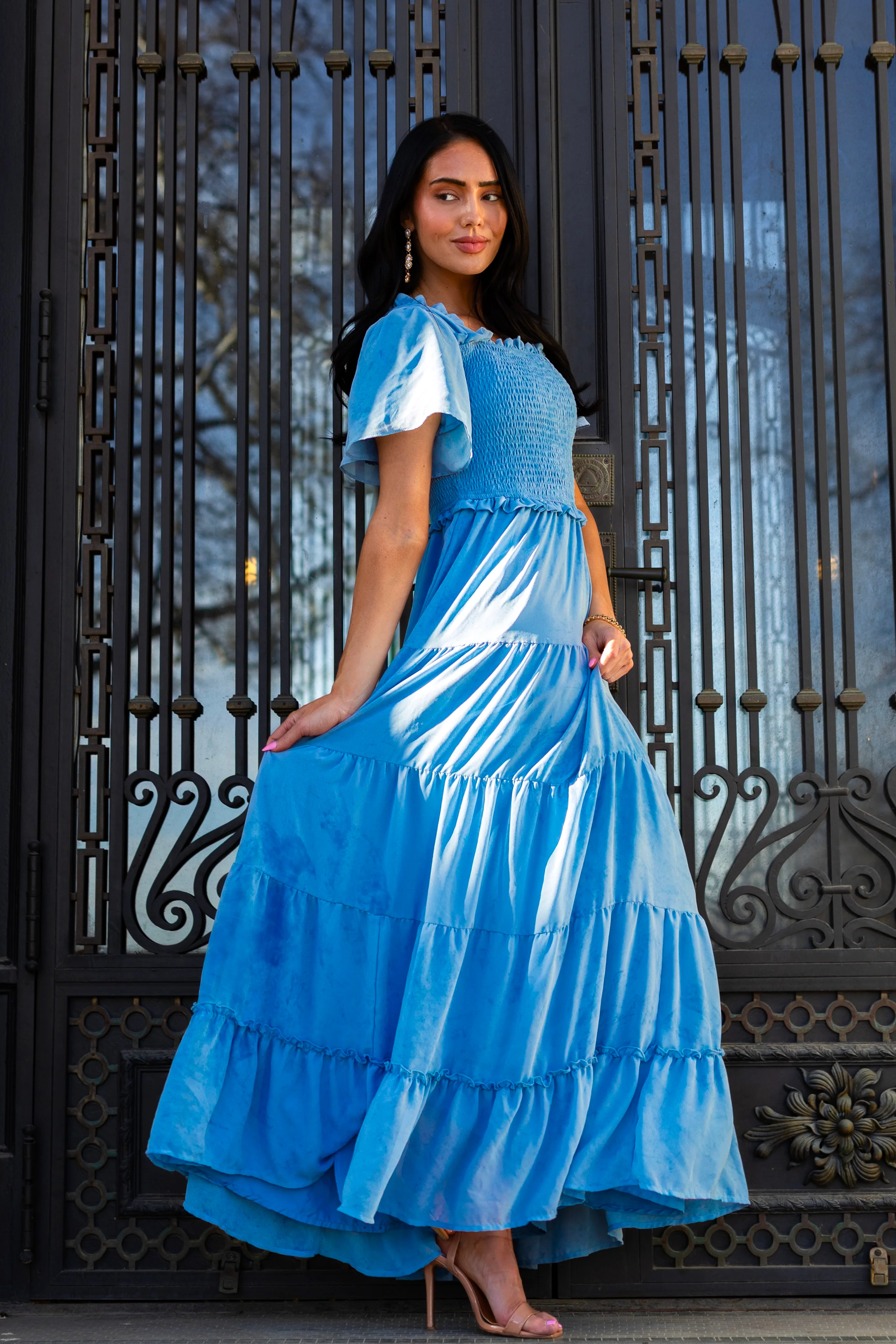 The Leigh Robin Blue Dresses - XNAUWBI