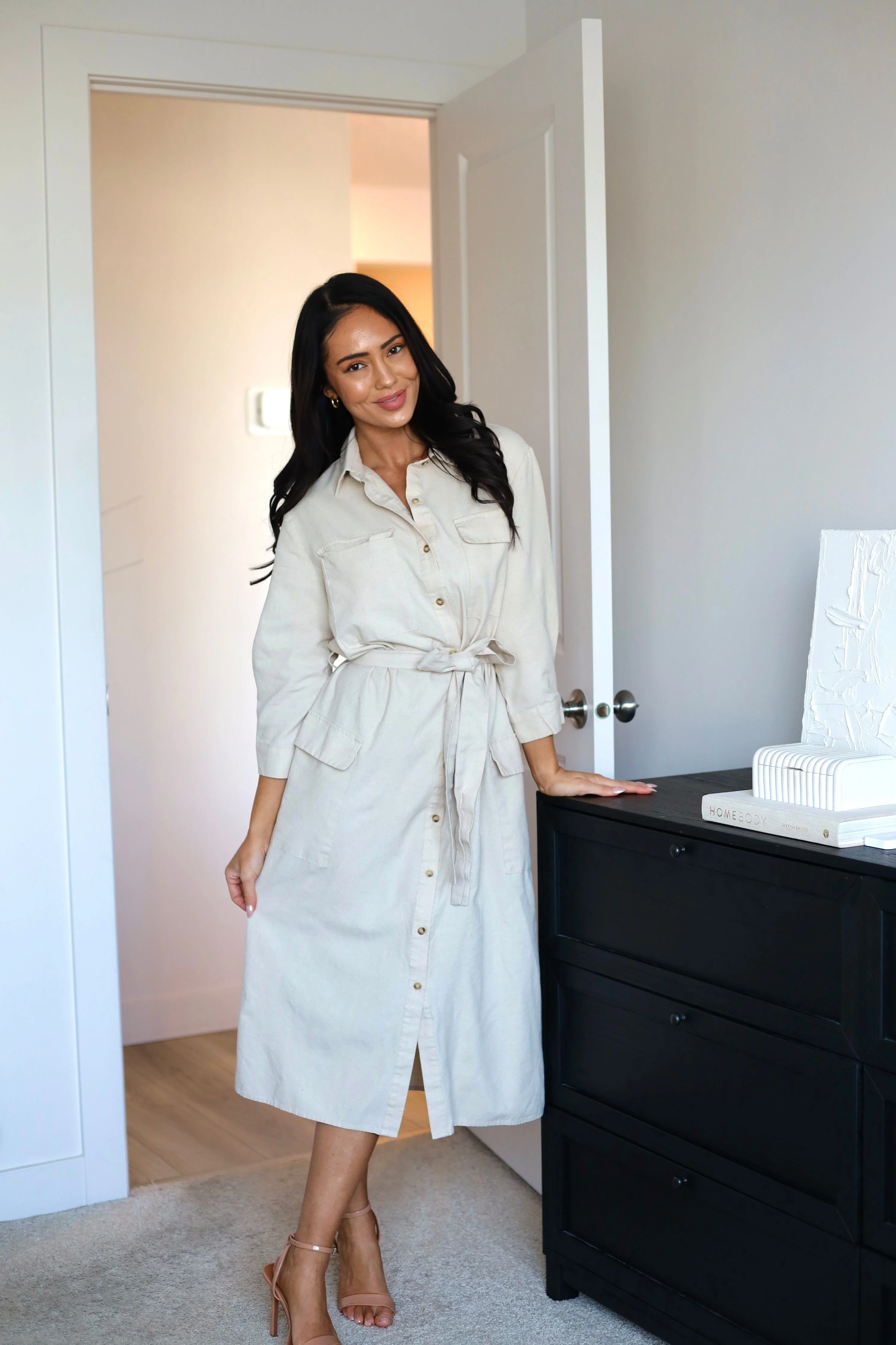 The Gil Oatmeal Dresses - XNAUWBI