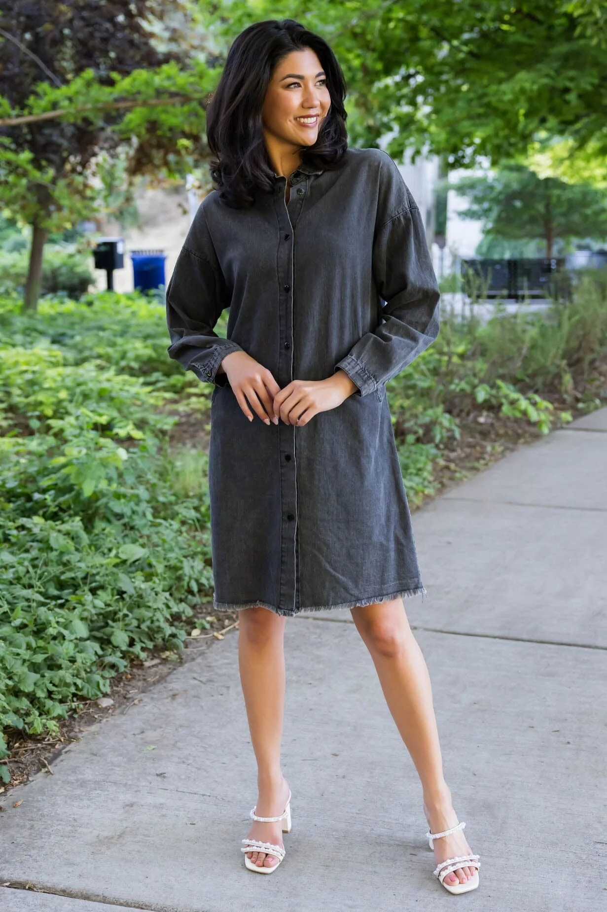 The Nora Faded Black Dresses - XNAUWBI