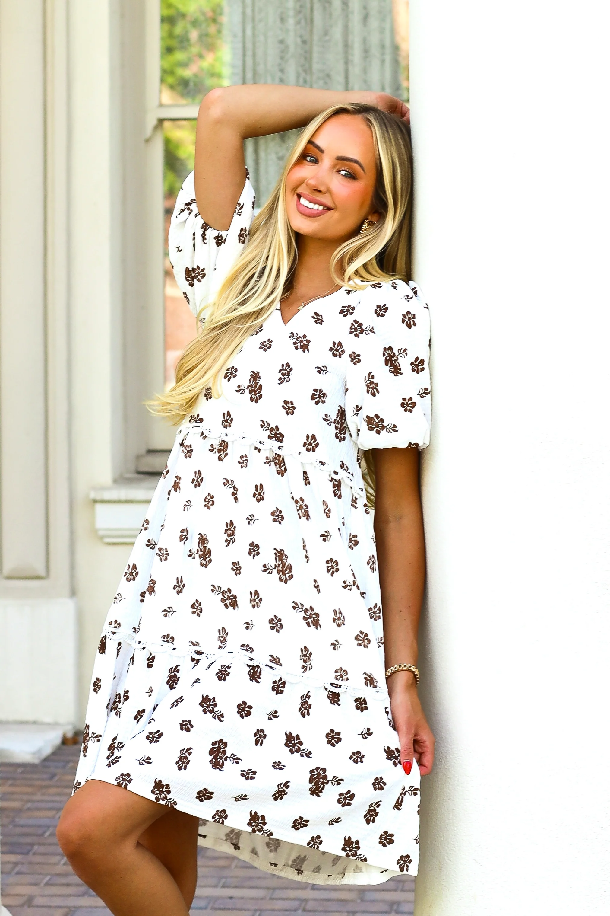 The Claude Cocoa Bud Dresses - XNAUWBI