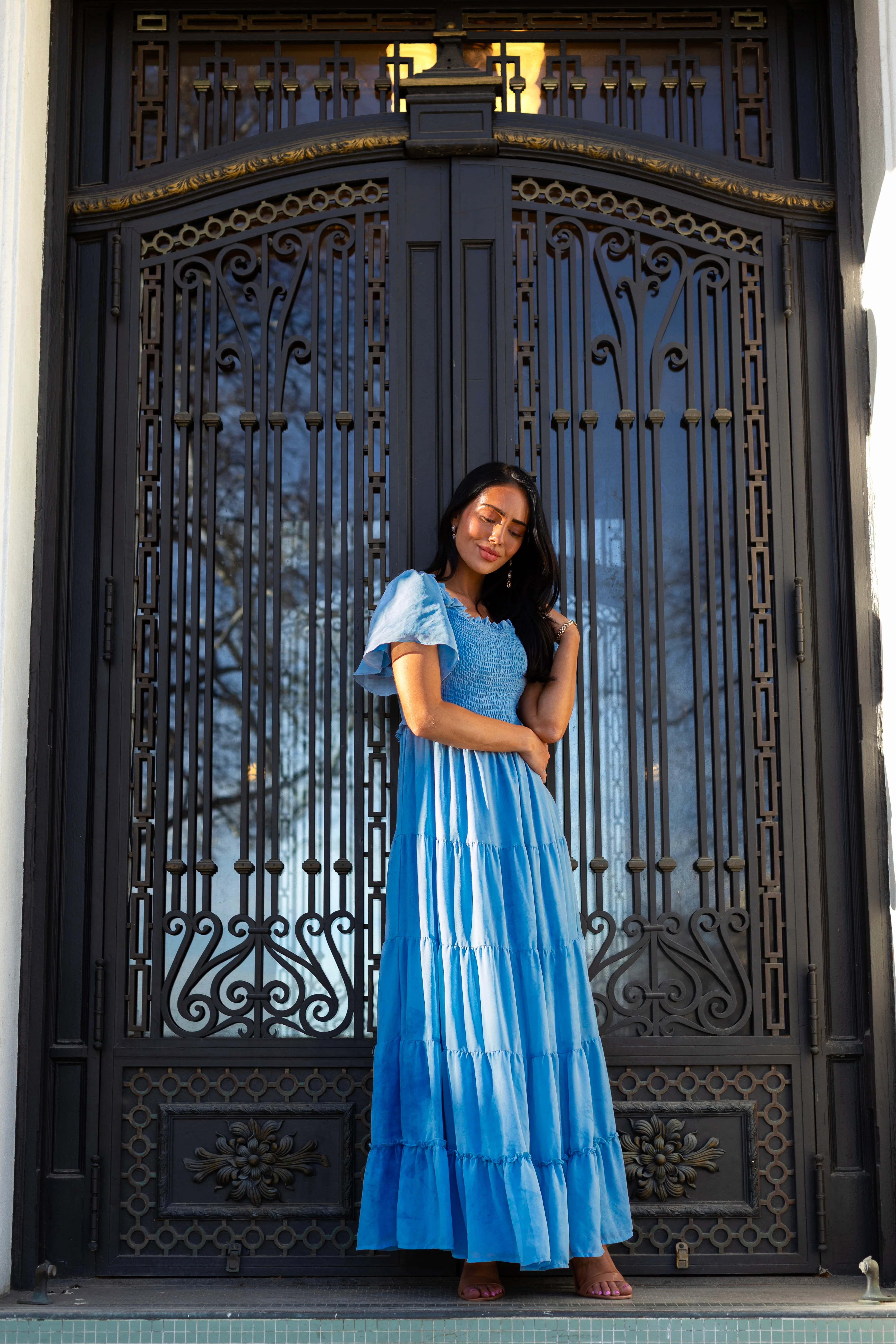 The Leigh Robin Blue Dresses - XNAUWBI