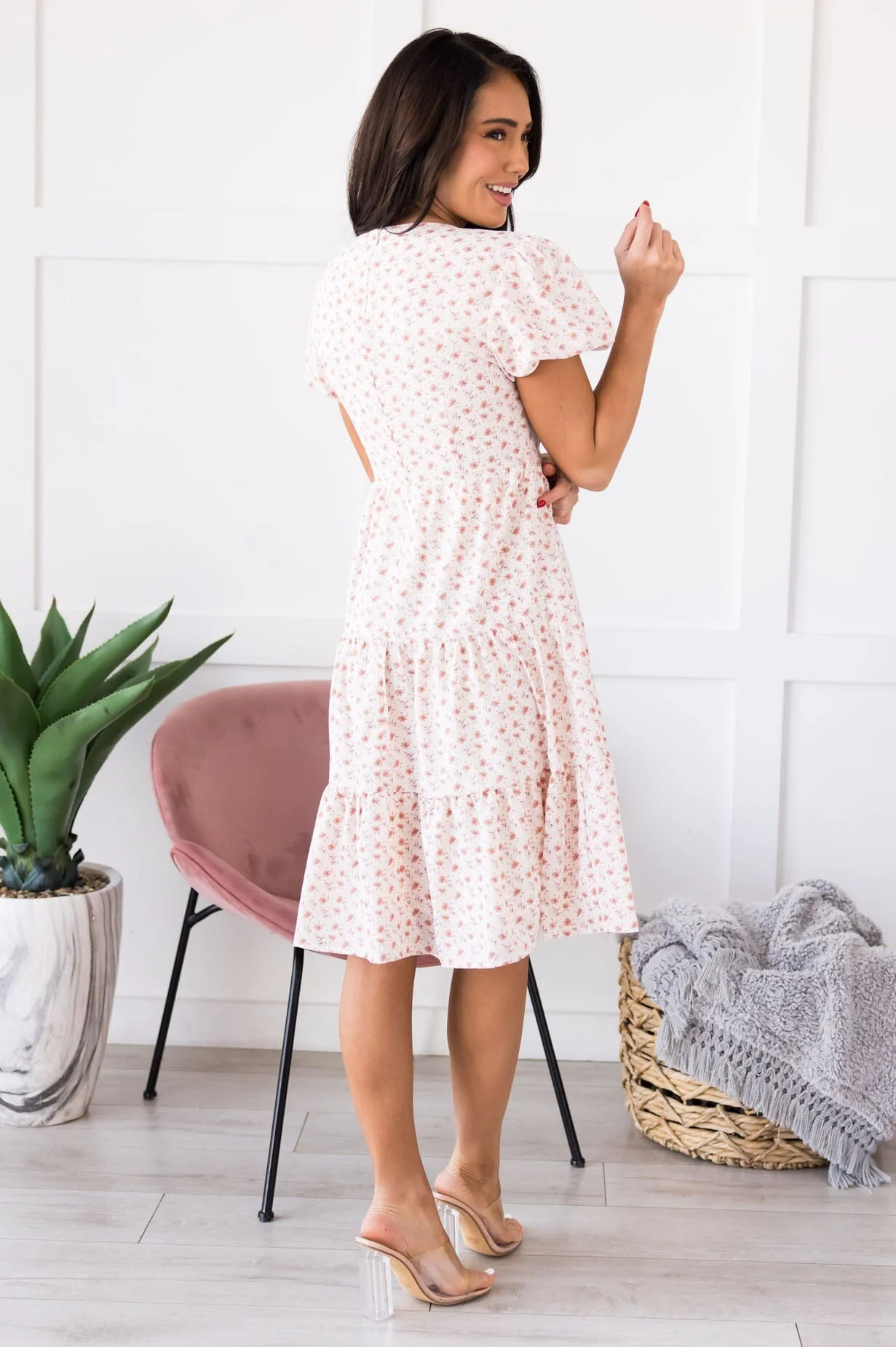 The Joan Apple Blossom Dresses - XNAUWBI