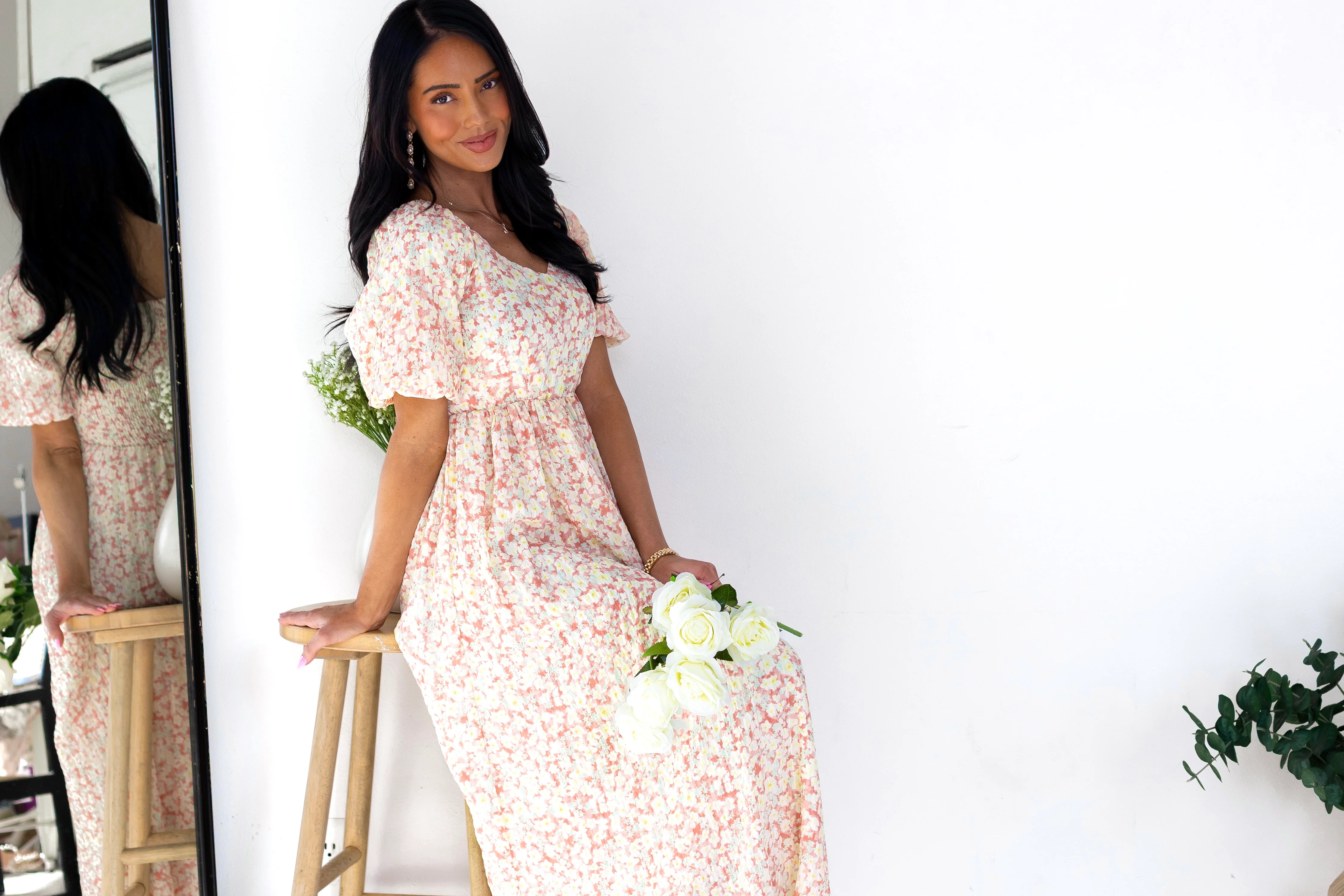 The Sunday Seashell Coral Dresses - XNAUWBI