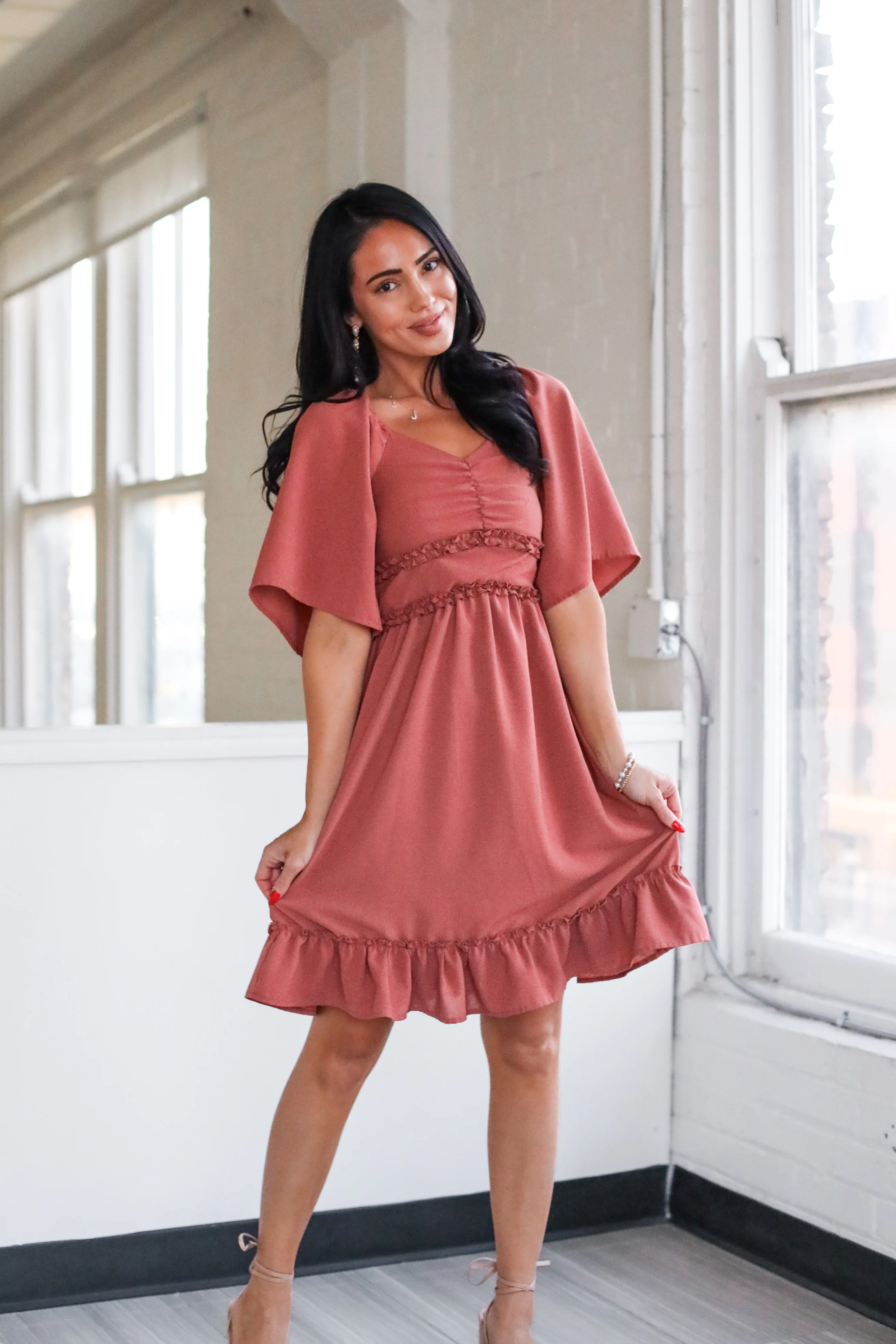 The Maya Desert Sand Dresses - XNAUWBI