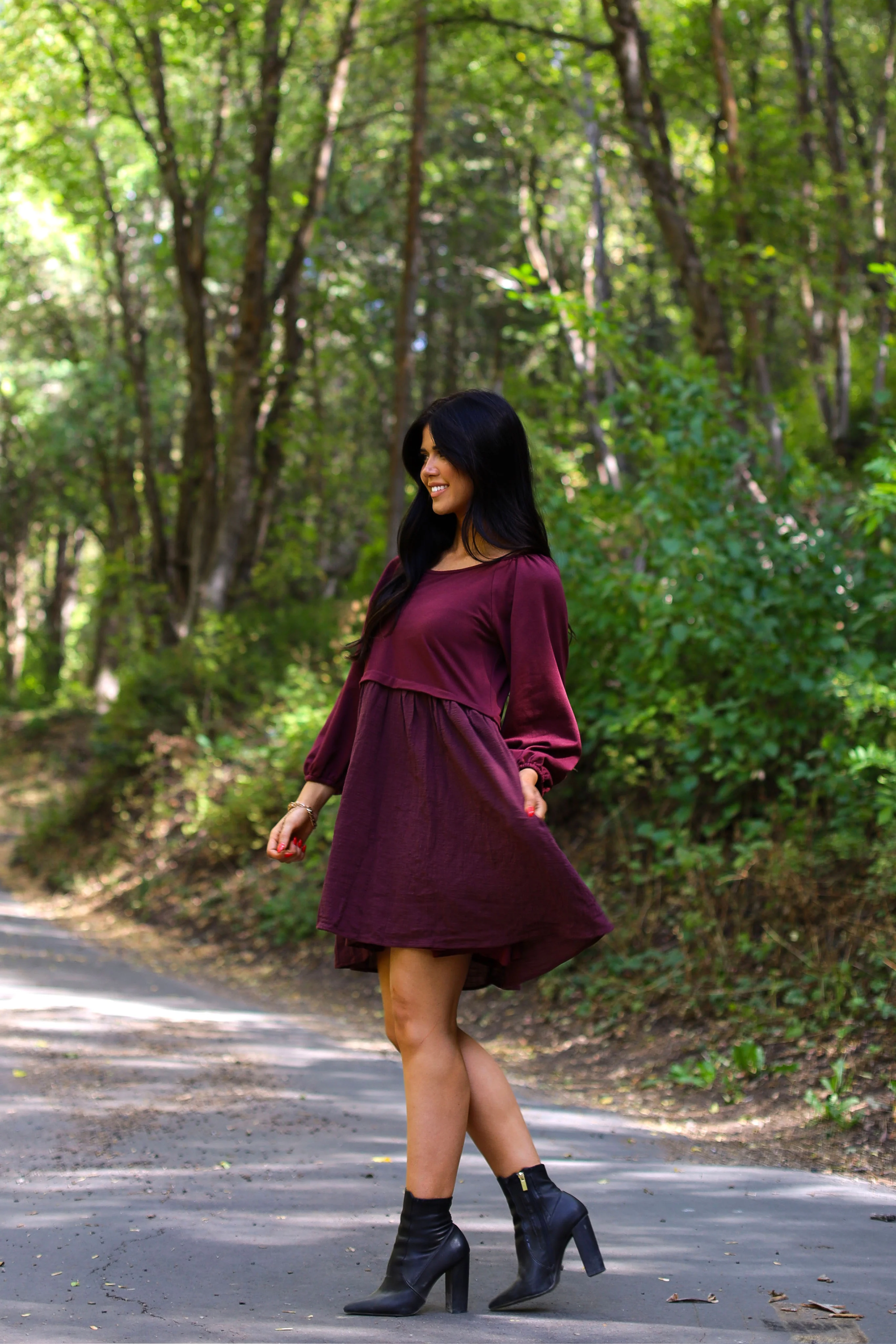 The Dawn Cranberry Dresses - XNAUWBI