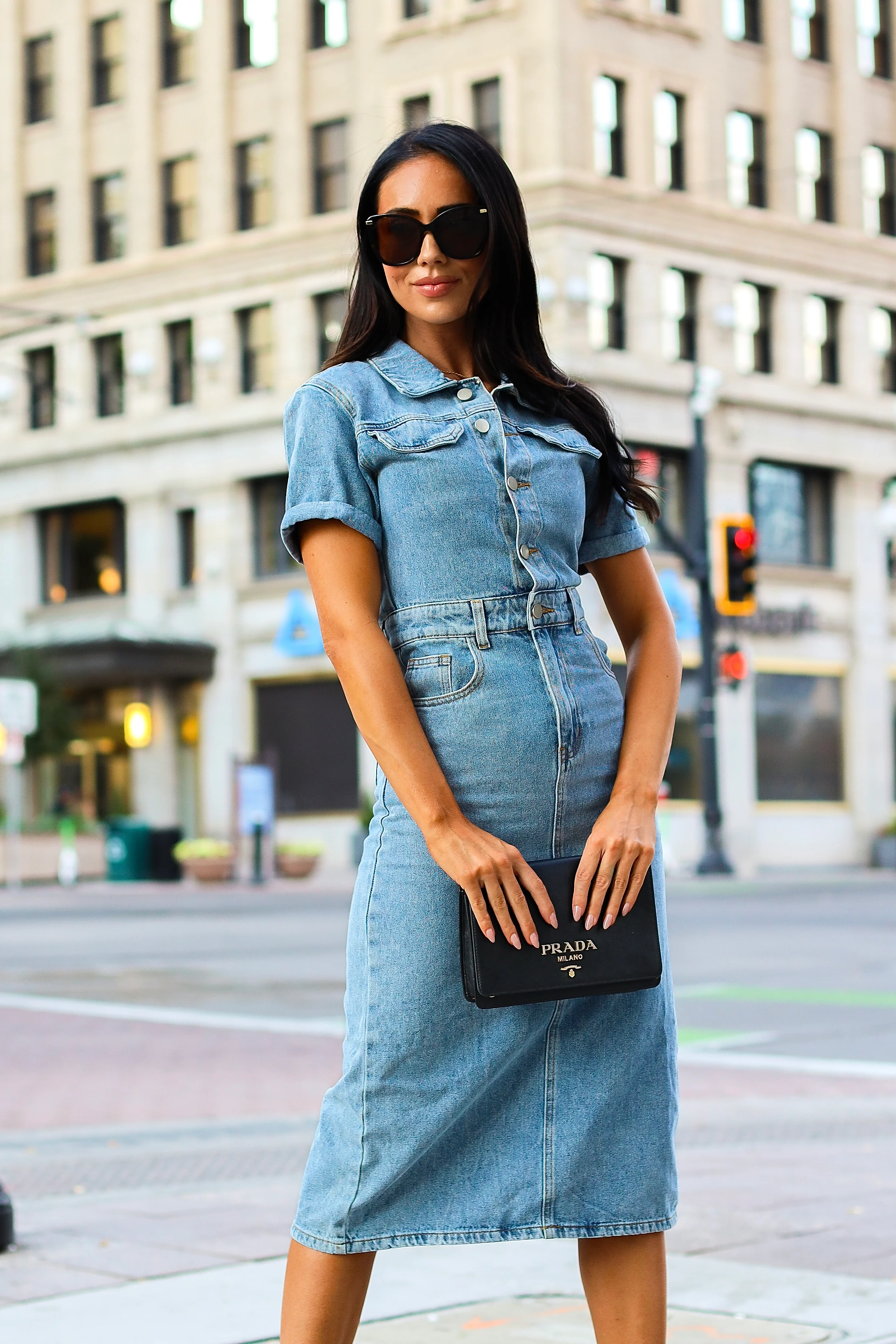 The Desirae Vintage Denim Dresses - XNAUWBI