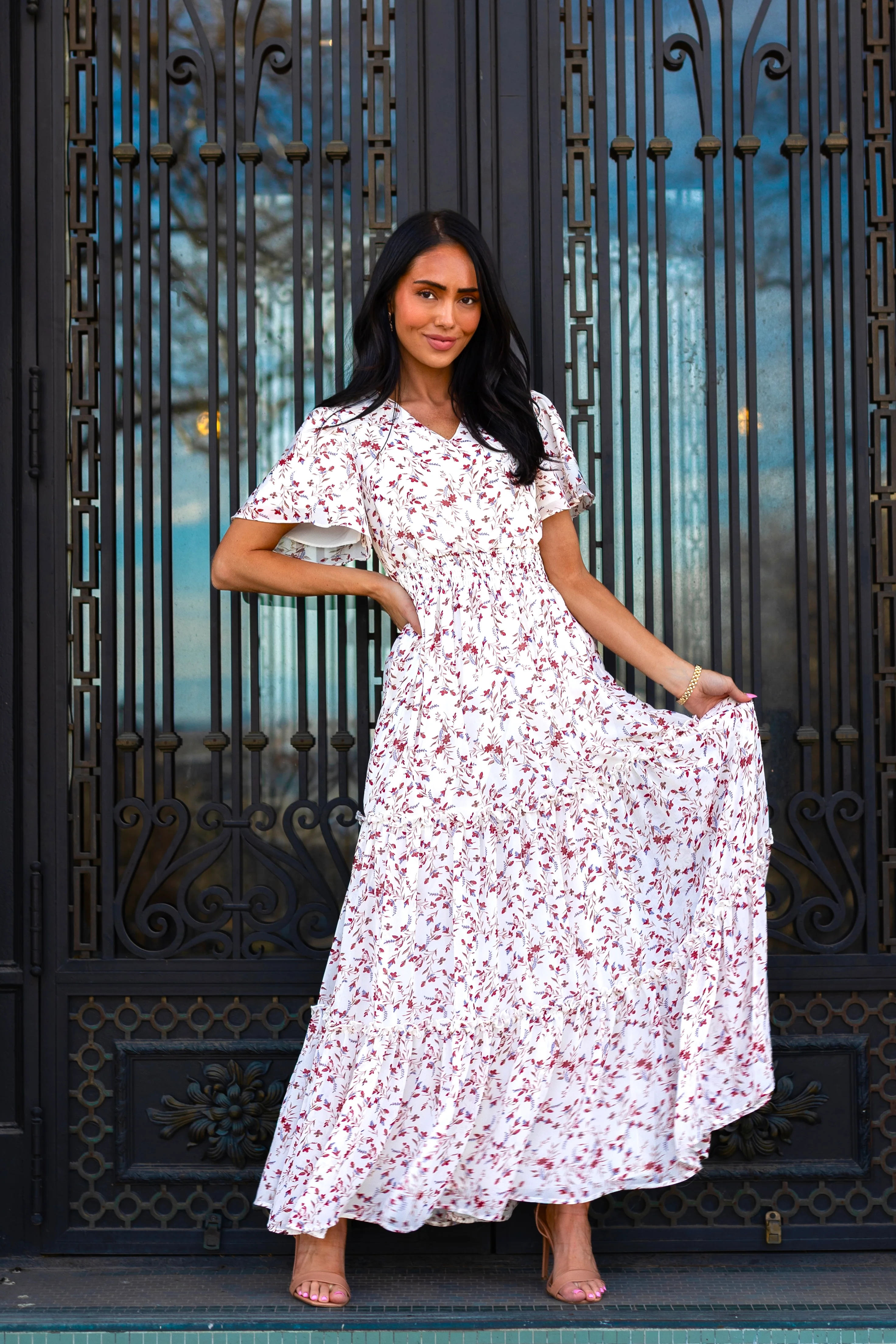 The Eden Vintage Rosewood Dresses - XNAUWBI