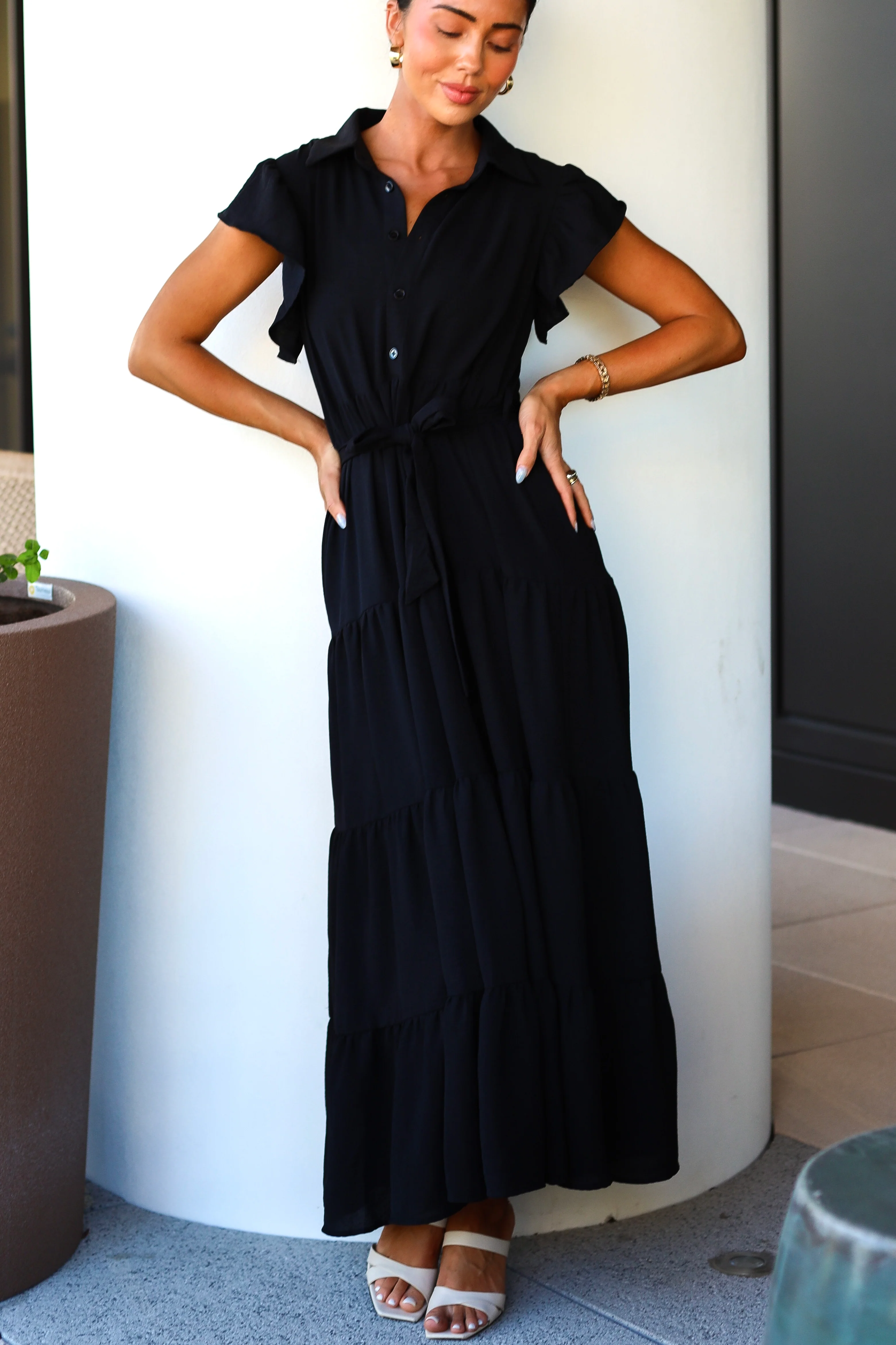 The Goldie Black Dresses - XNAUWBI