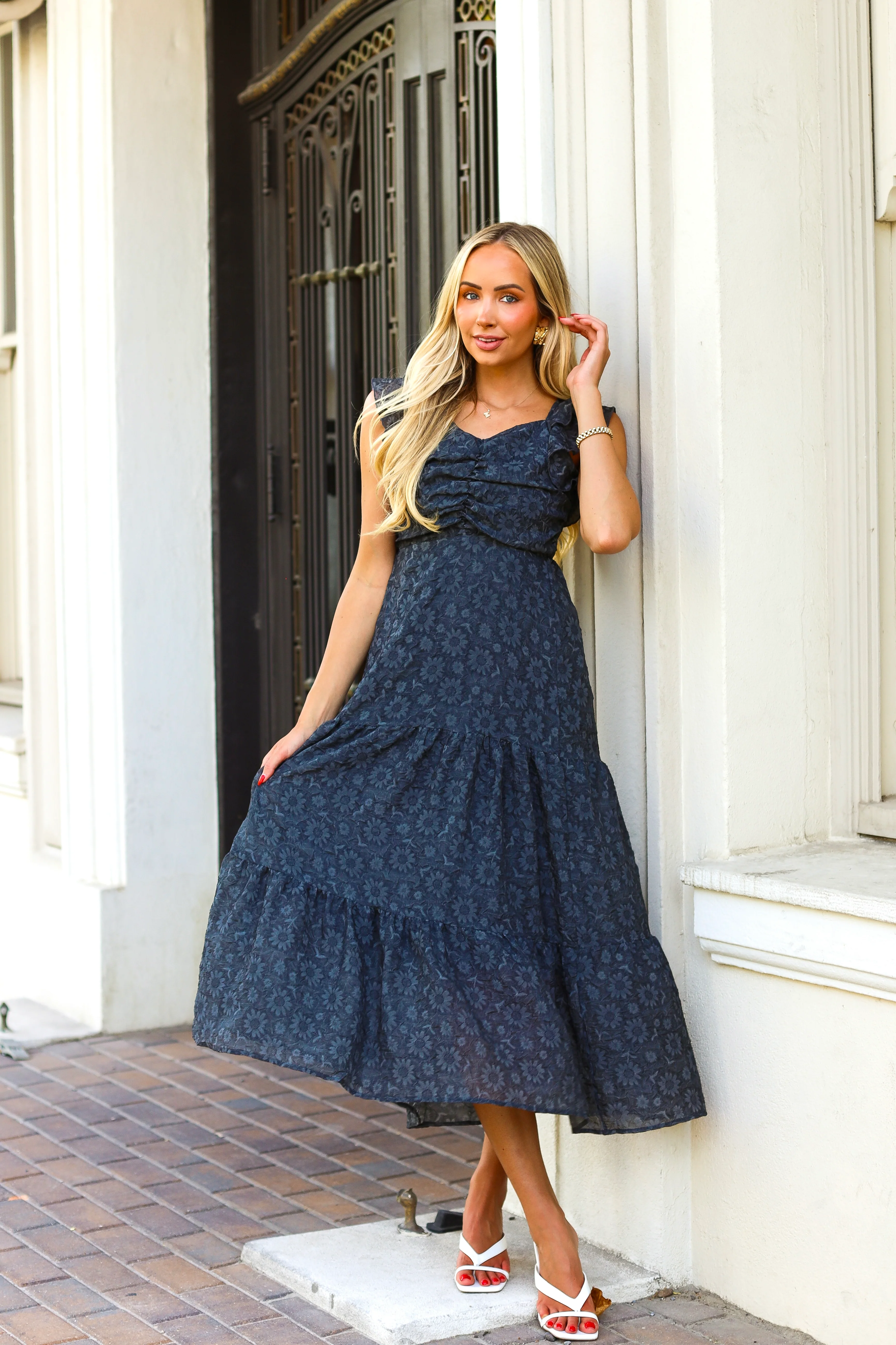 The Carrie Cinder Petals Dresses - XNAUWBI