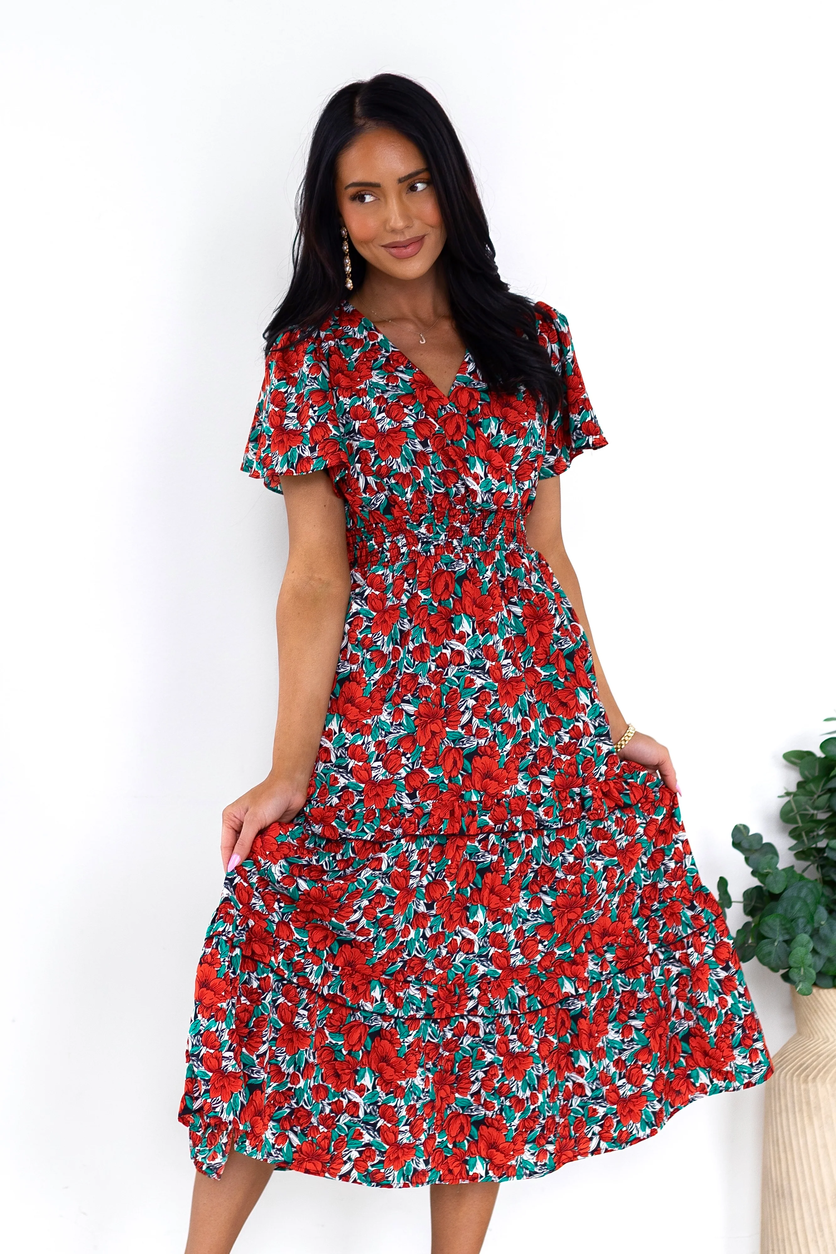 The Jessa Coral Reef Dresses - XNAUWBI