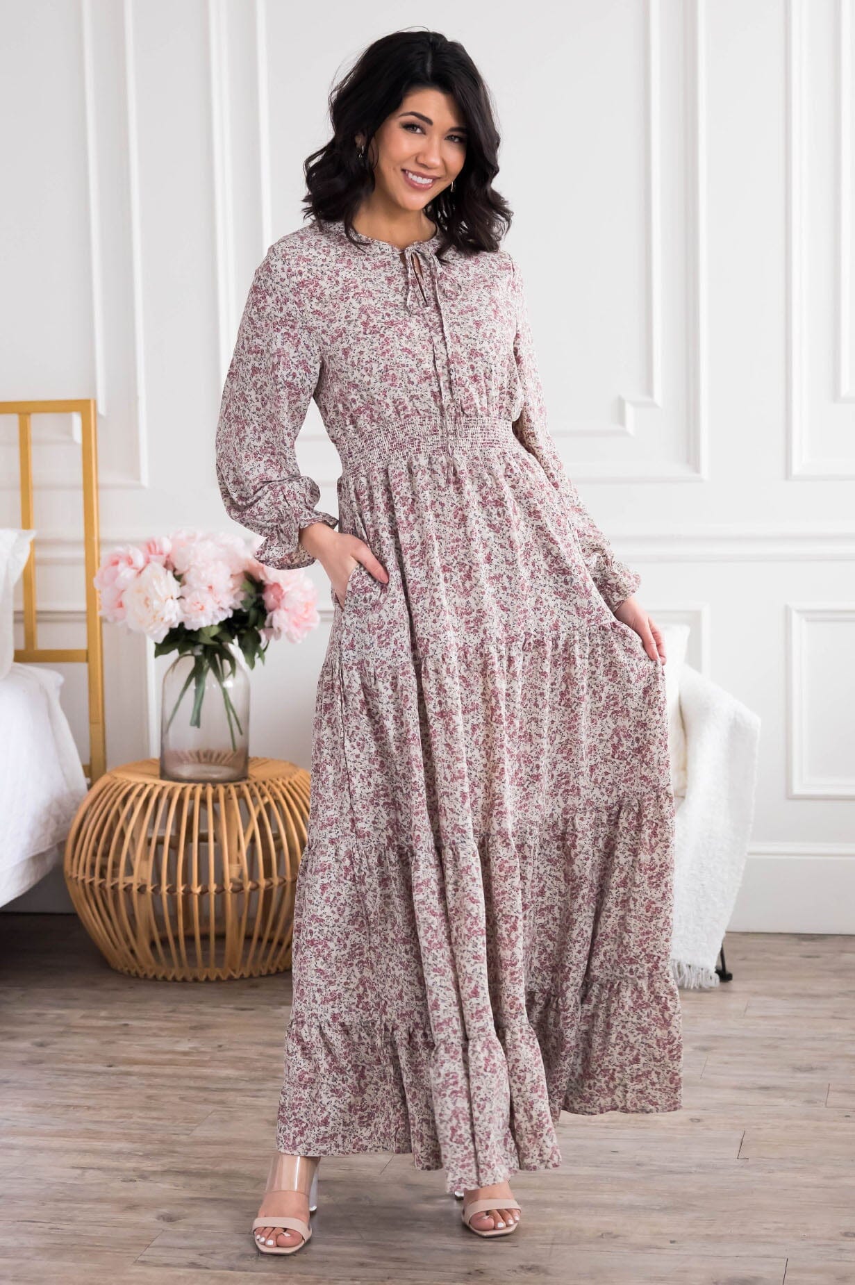 The Wesley Delicate Rose Dresses - XNAUWBI