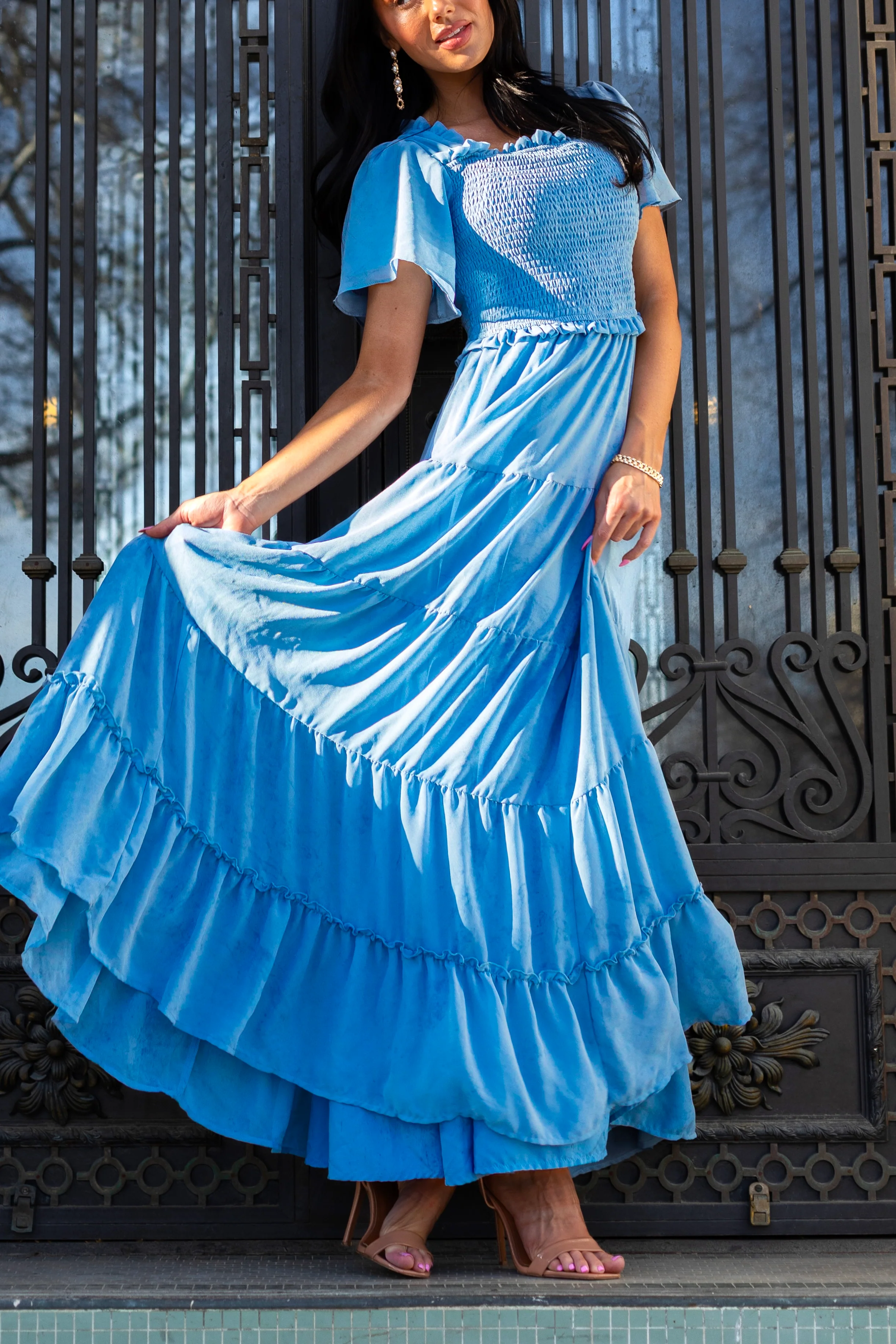 The Leigh Robin Blue Dresses - XNAUWBI