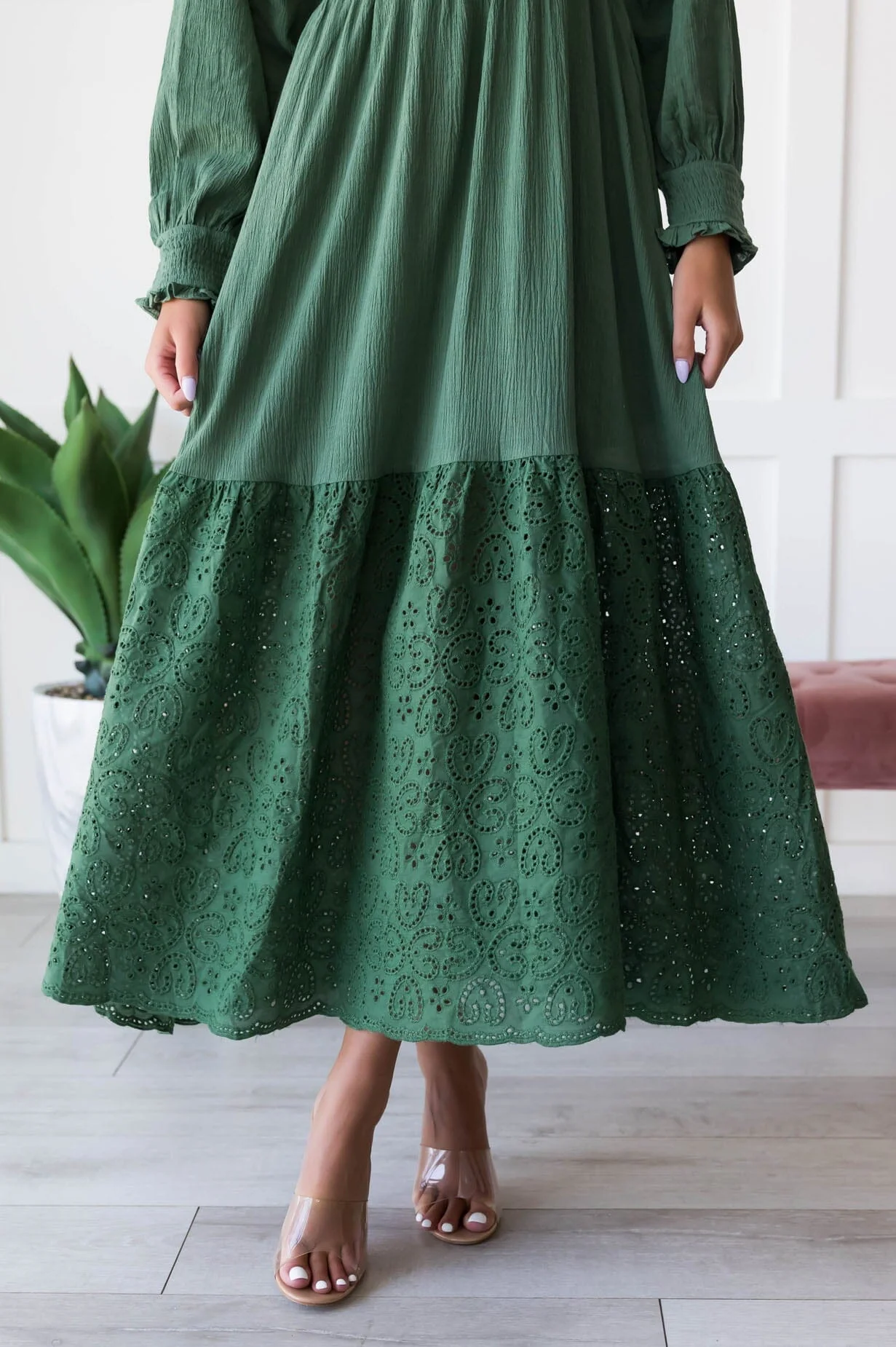 The Emalee Eucalyptus Dresses - XNAUWBI