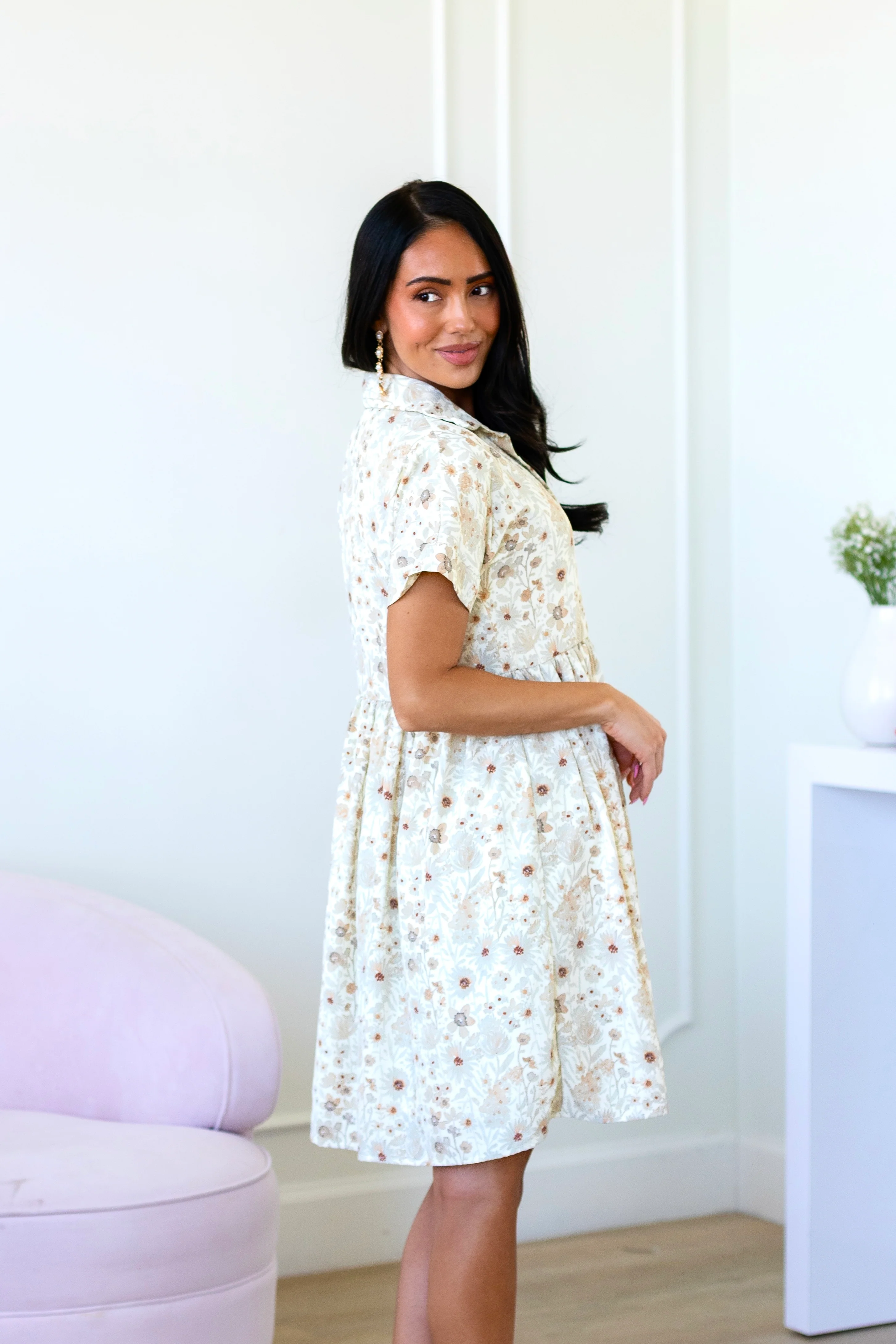 The Heidi Bisque Bloom Dresses - XNAUWBI