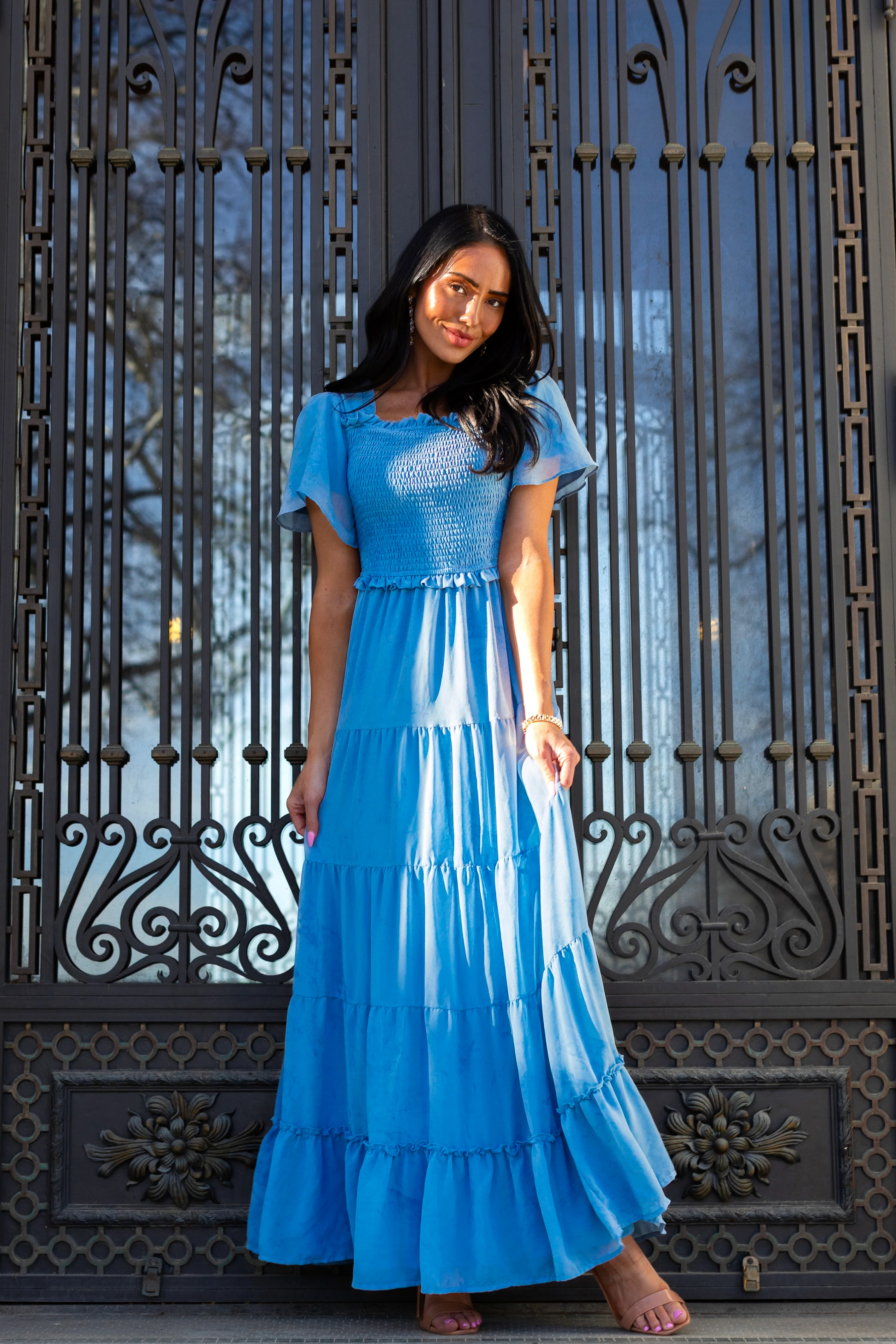 The Leigh Robin Blue Dresses - XNAUWBI