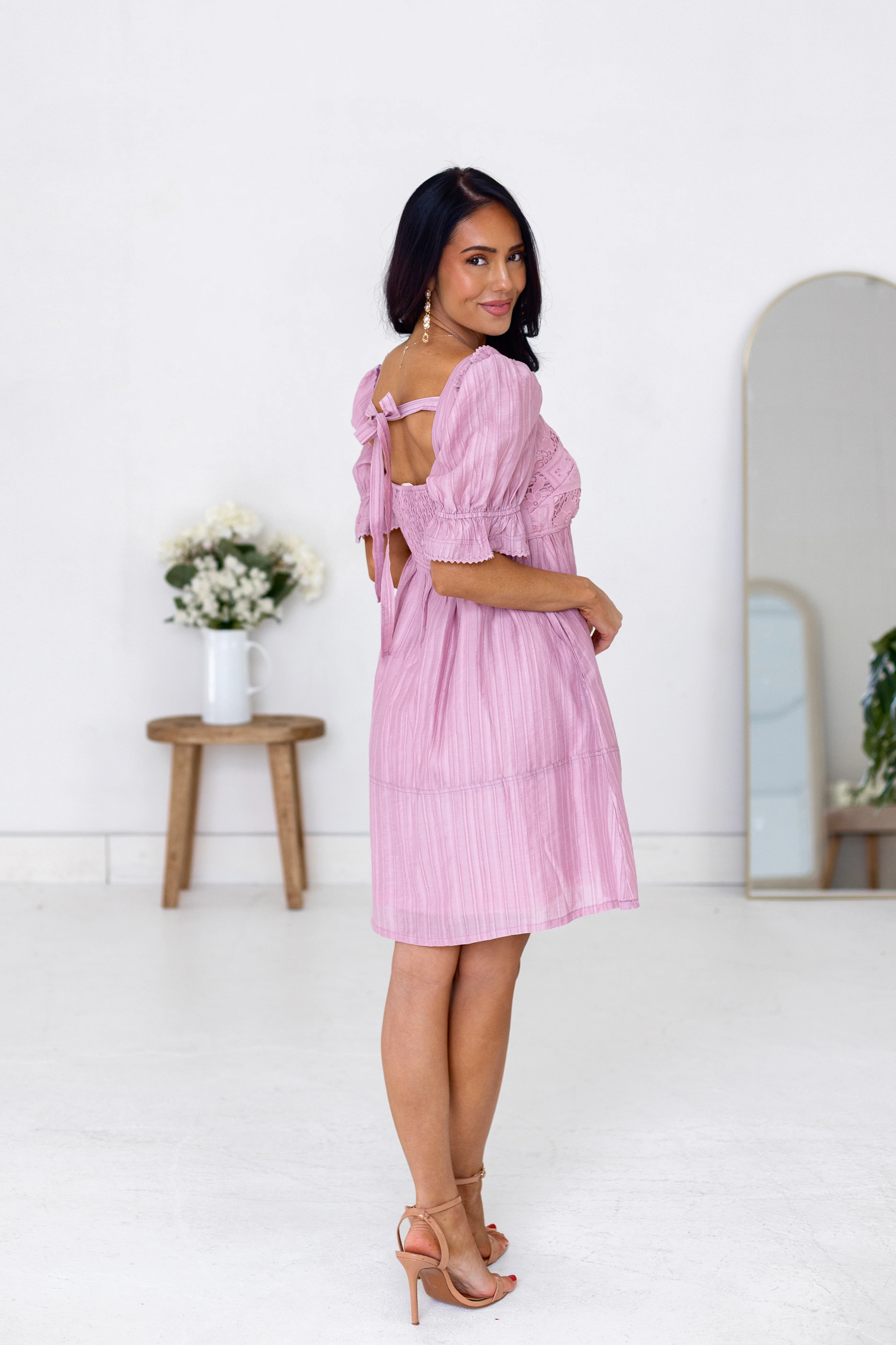 The Belsea Pink Dresses - XNAUWBI