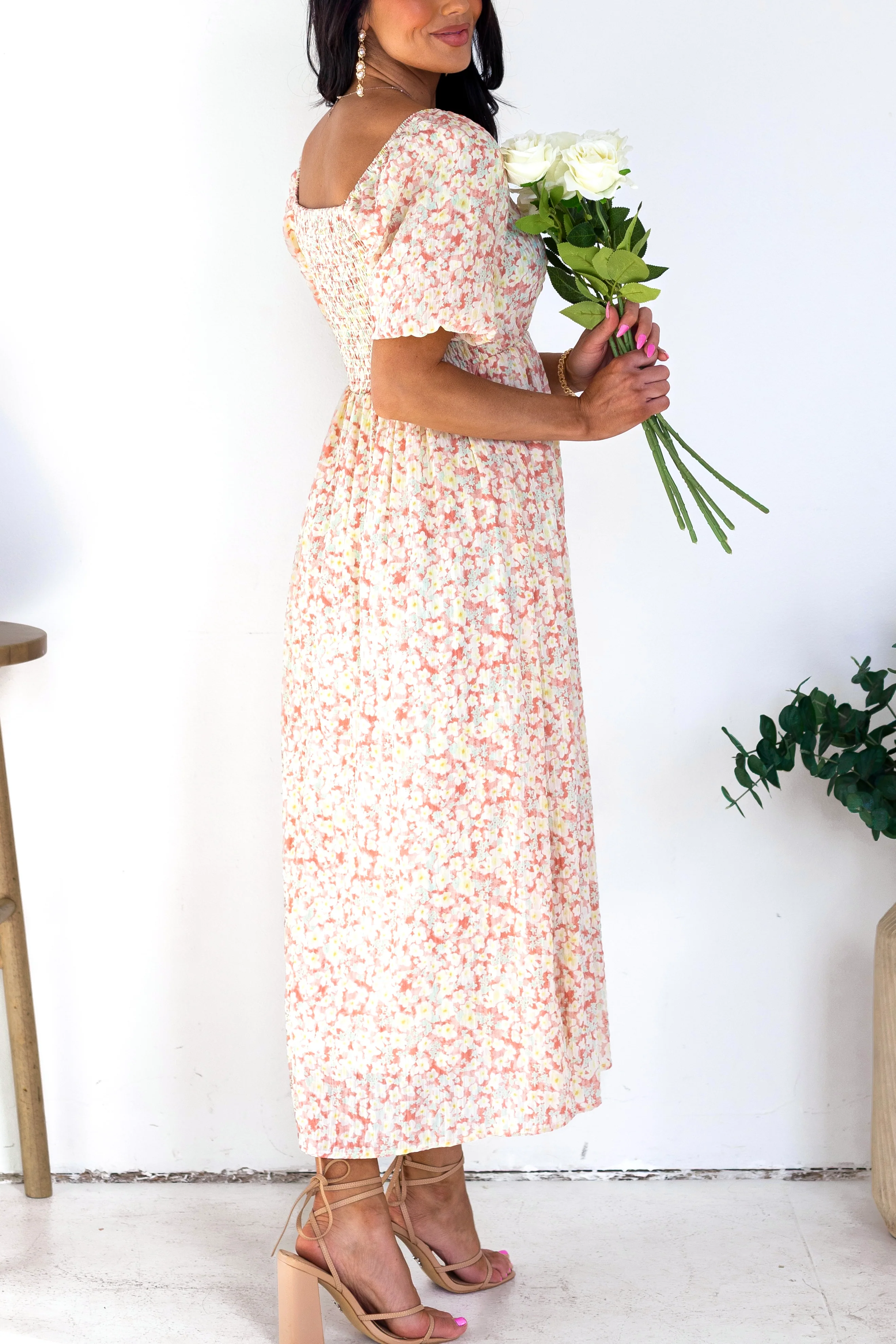 The Sunday Seashell Coral Dresses - XNAUWBI