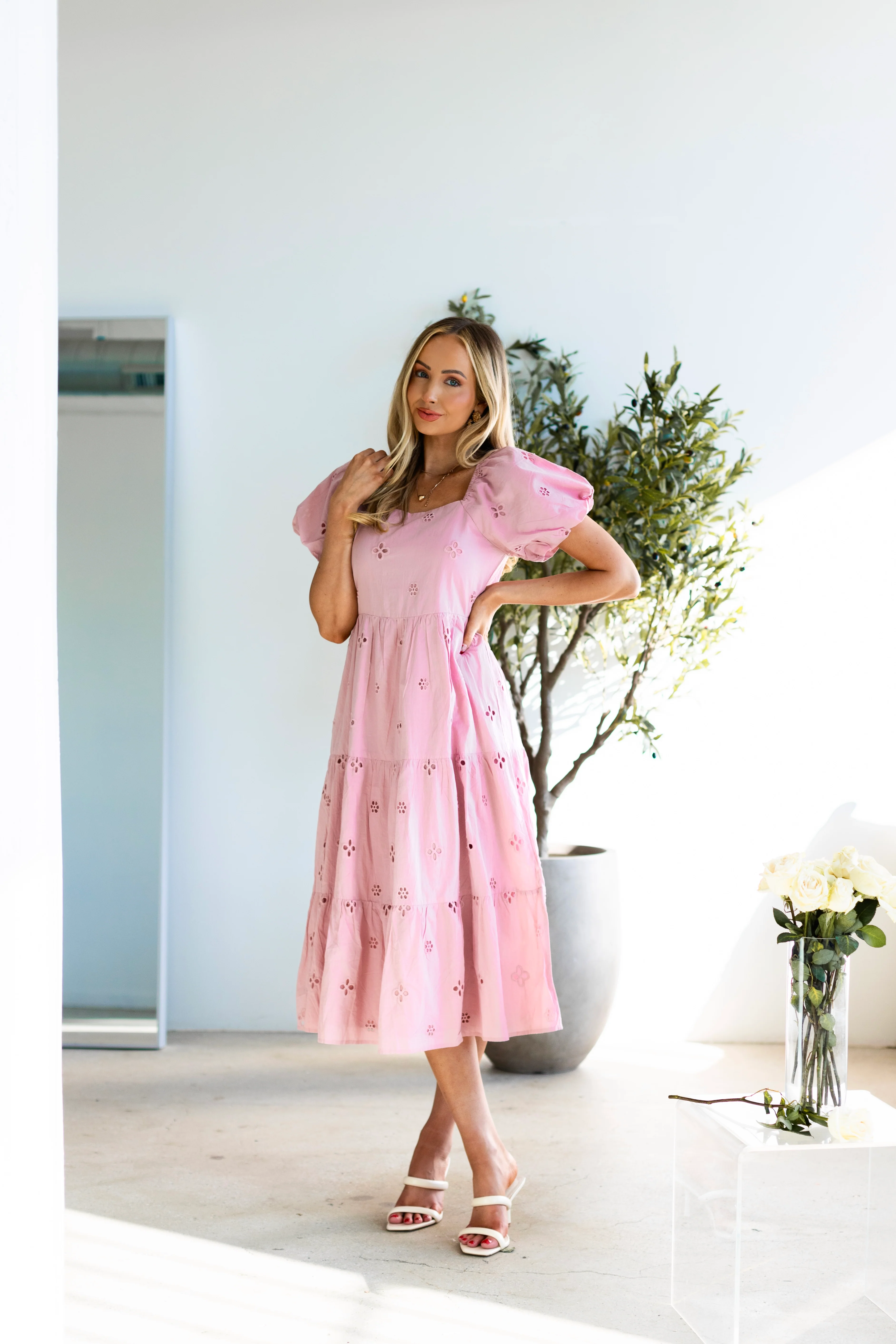 The Wynelle Dusty Mauve Dresses - XNAUWBI