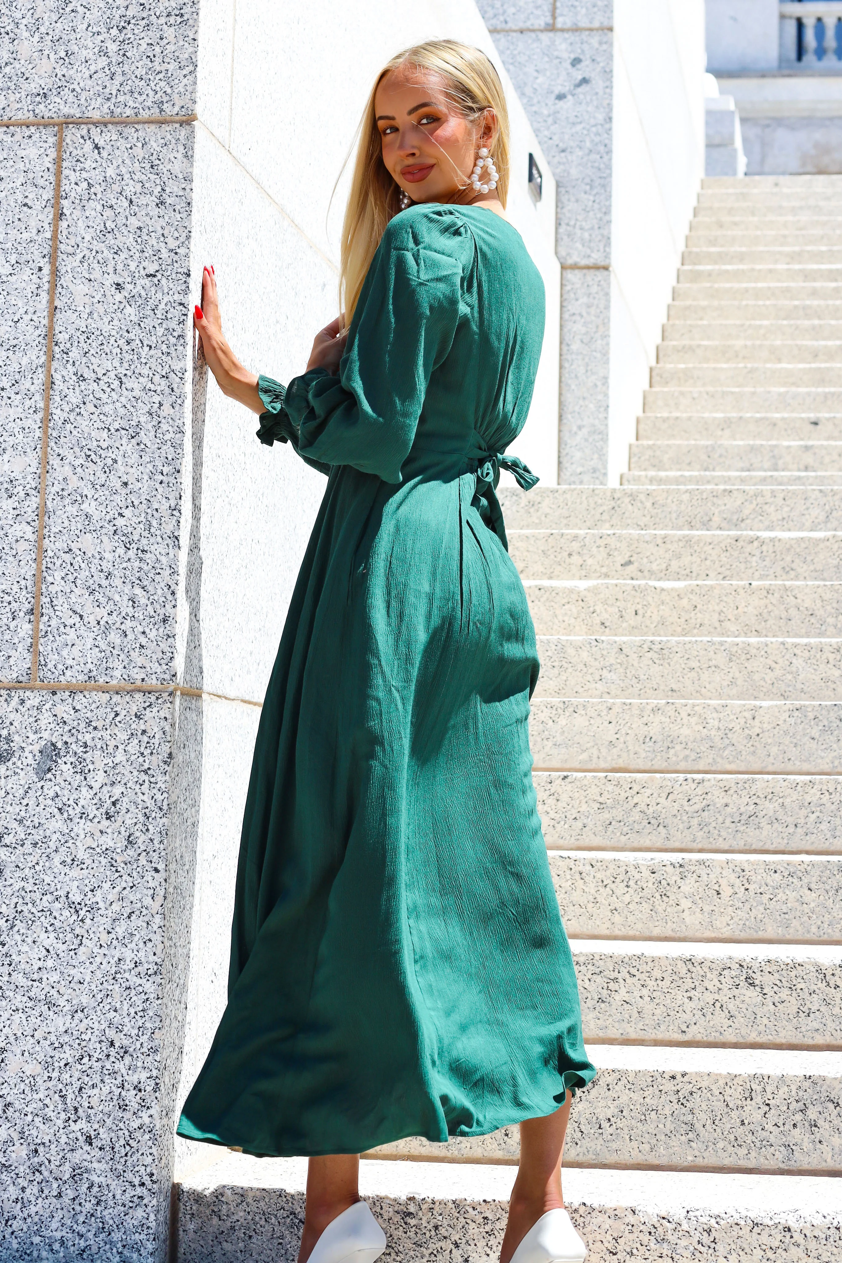 The Brett Emerald Dresses - XNAUWBI