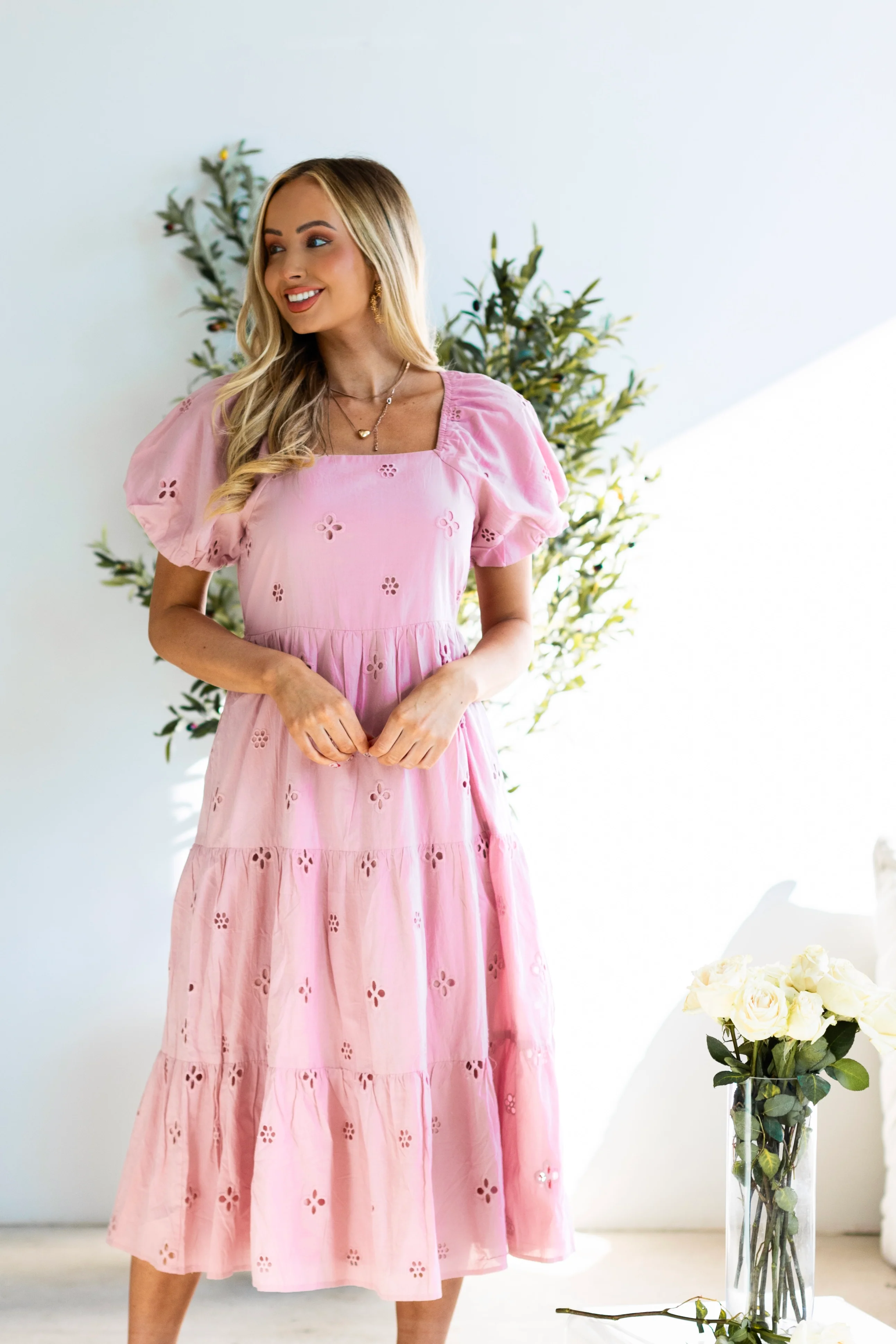 The Wynelle Dusty Mauve Dresses - XNAUWBI