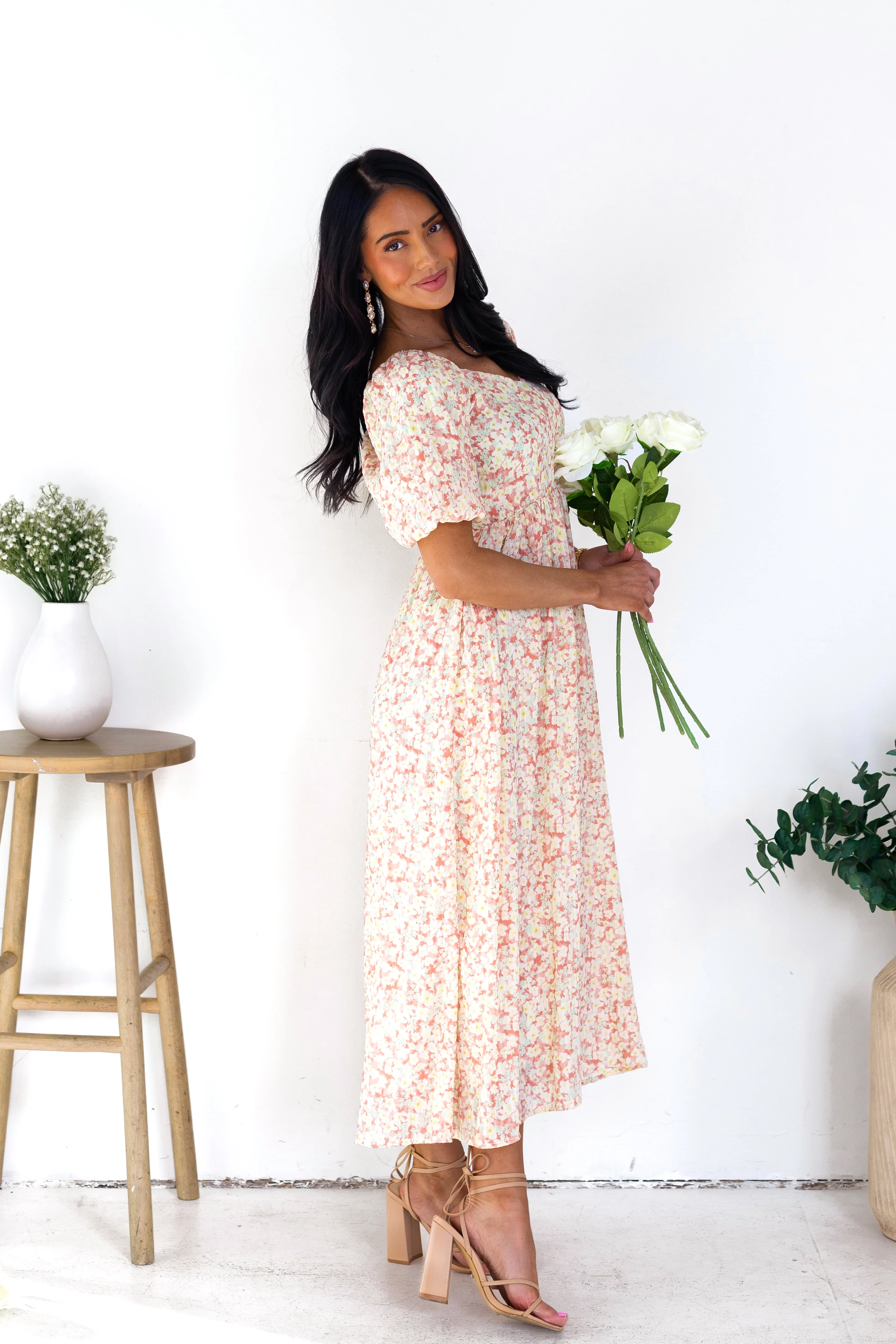 The Sunday Seashell Coral Dresses - XNAUWBI