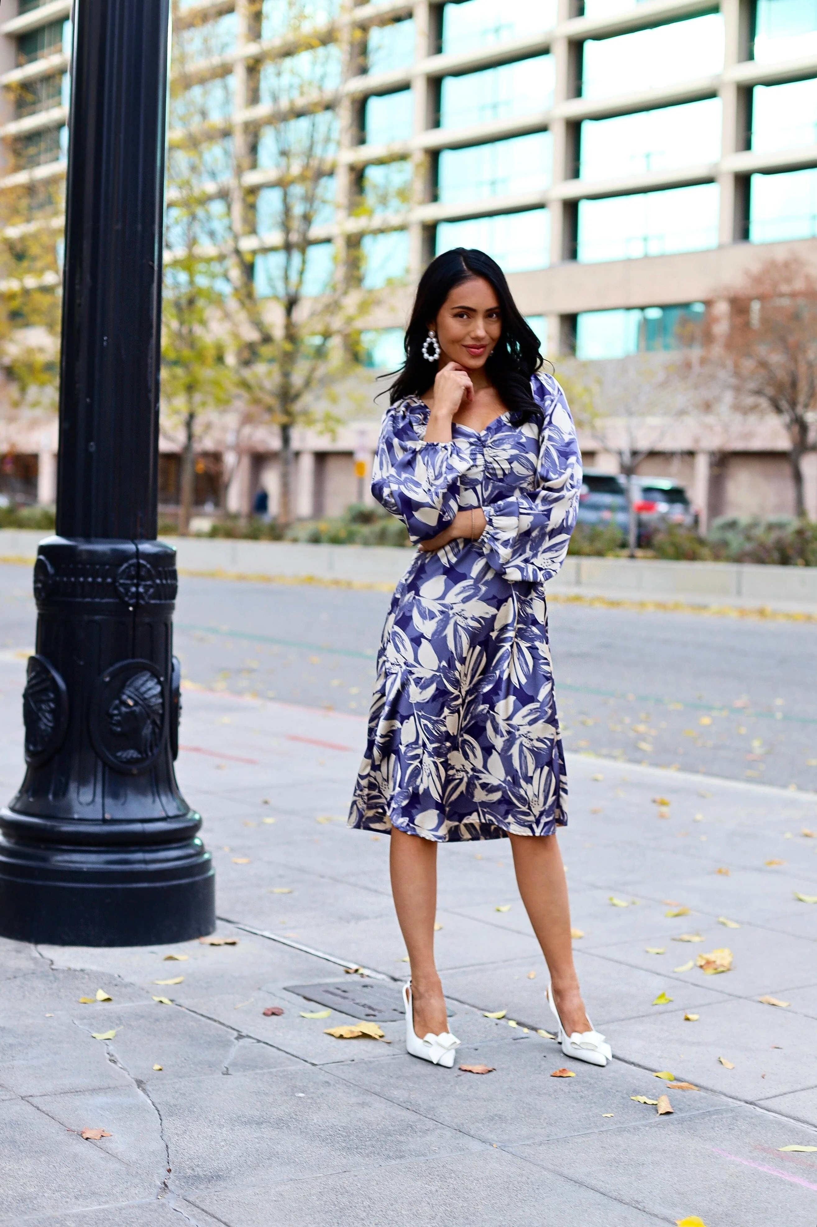 The Nellie Groovy Indigo Dresses - XNAUWBI