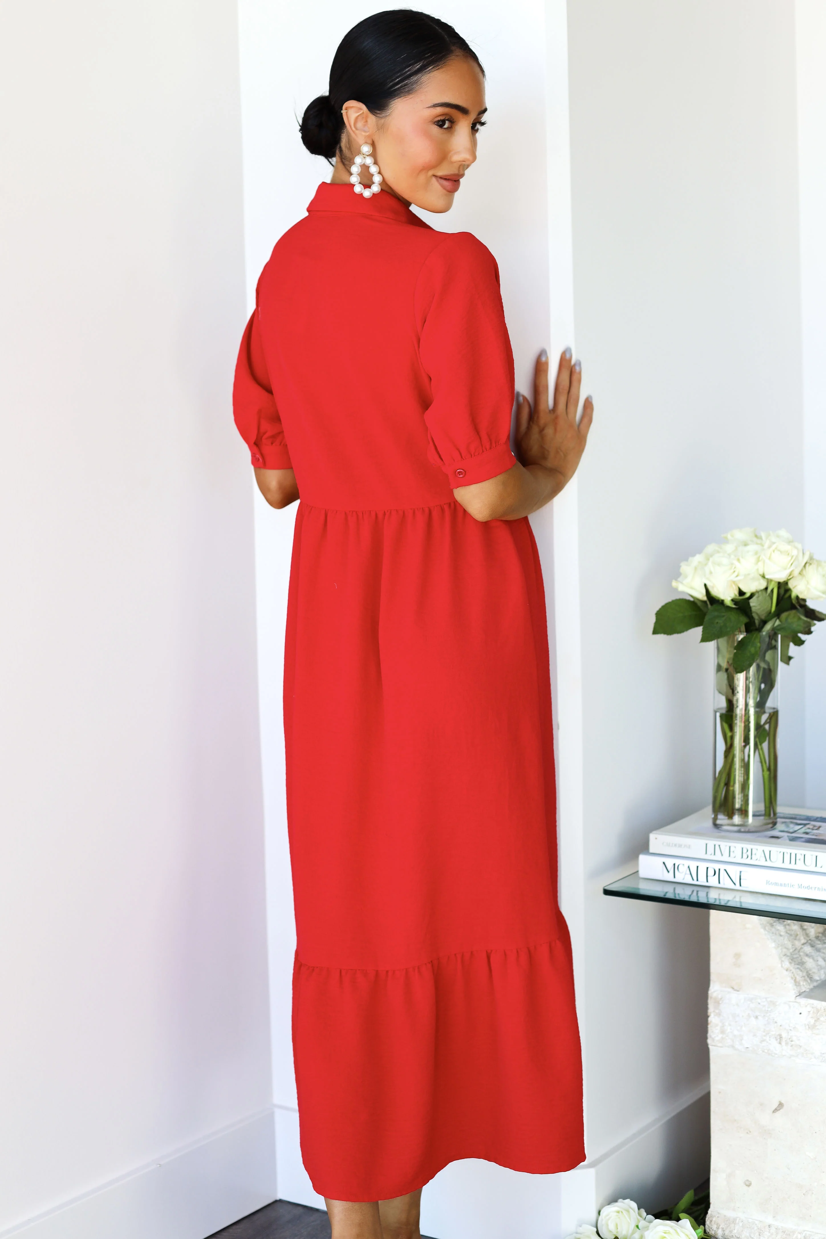 The Leo Cherry Tomato Dresses - XNAUWBI