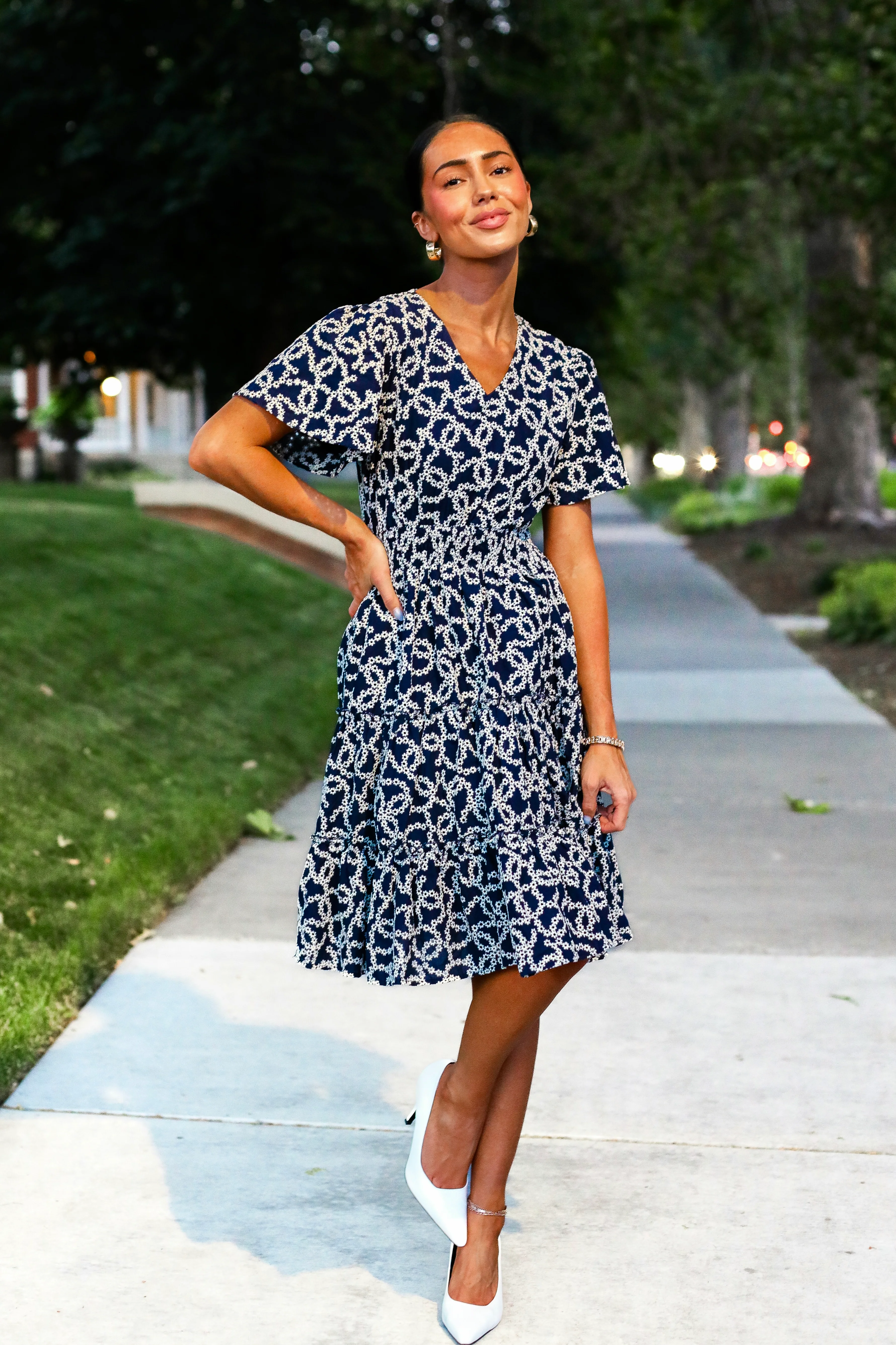 The Jemma Midnight Lotus Dresses - XNAUWBI