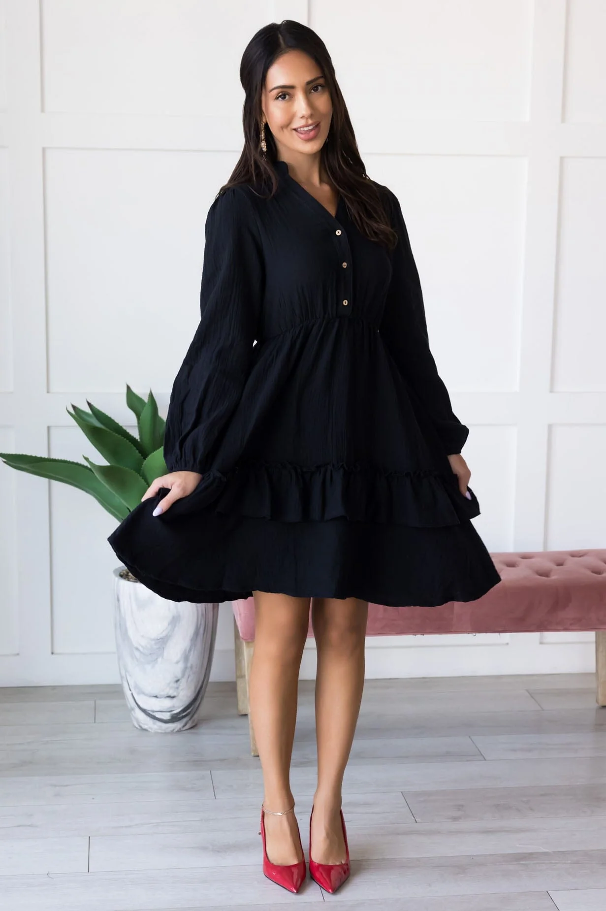 The Sandra Black Dresses - XNAUWBI
