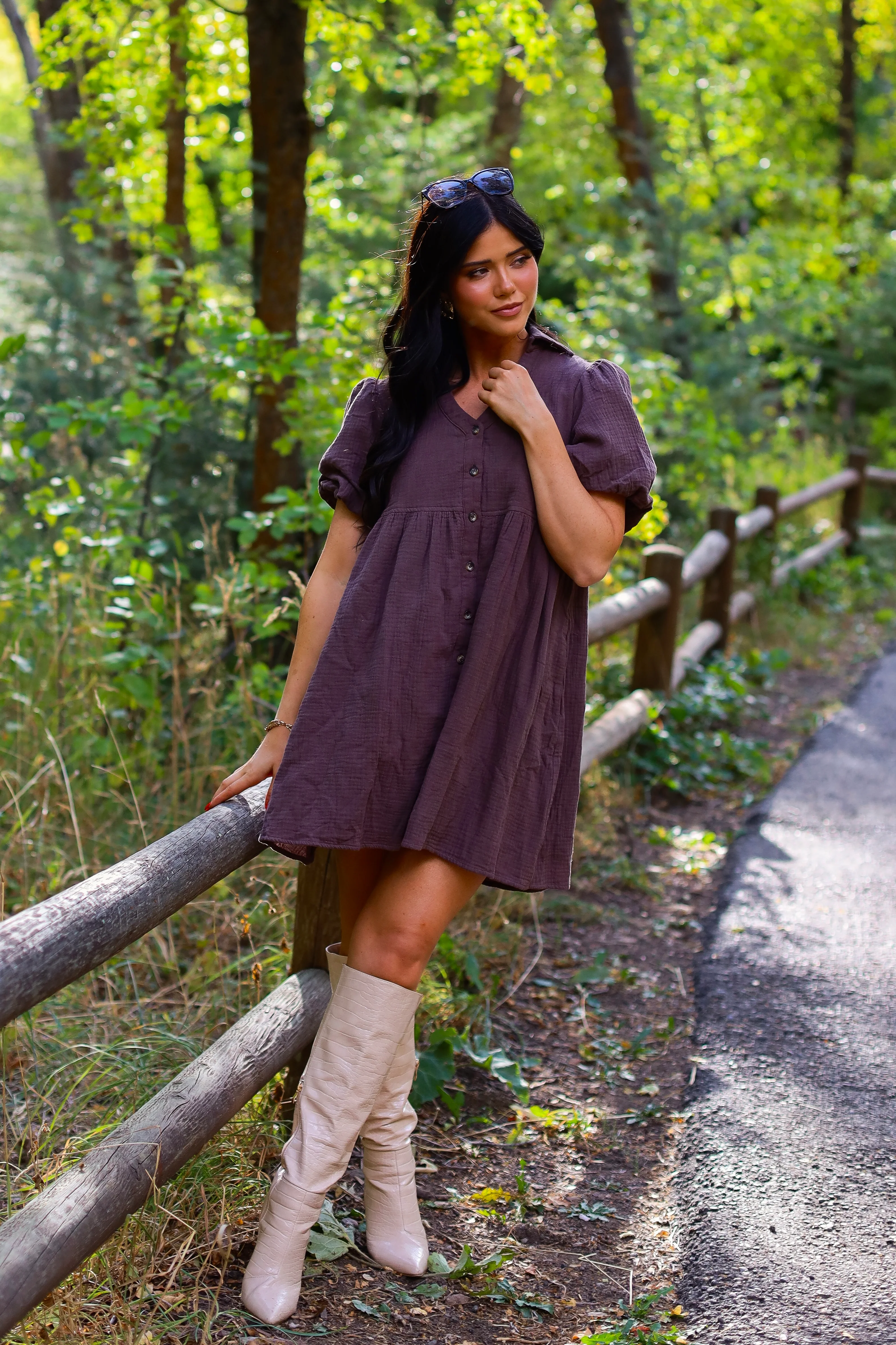 The Cheyenne Bitter Chocolate Dresses - XNAUWBI