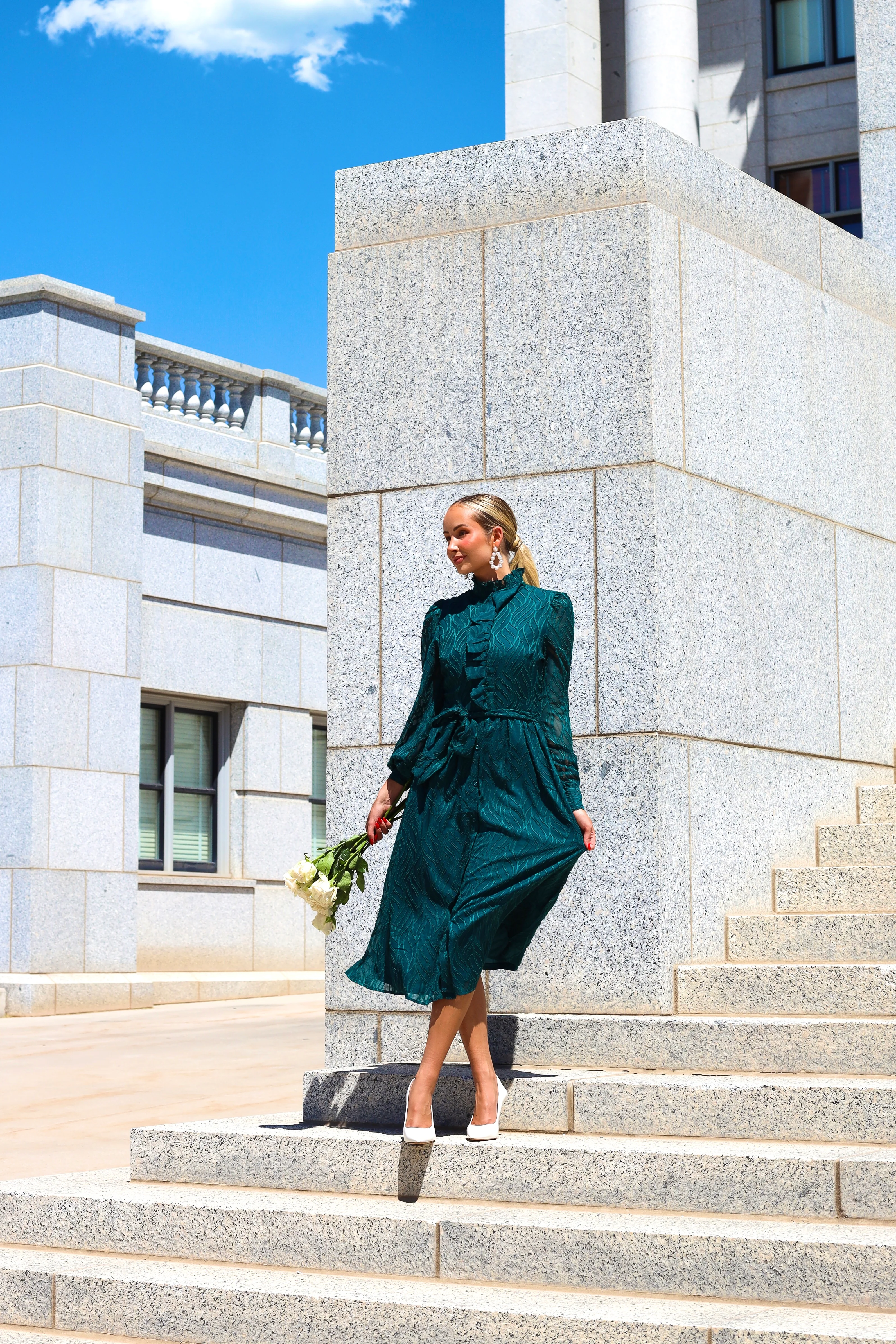 The Sandee Emerald Dresses - XNAUWBI