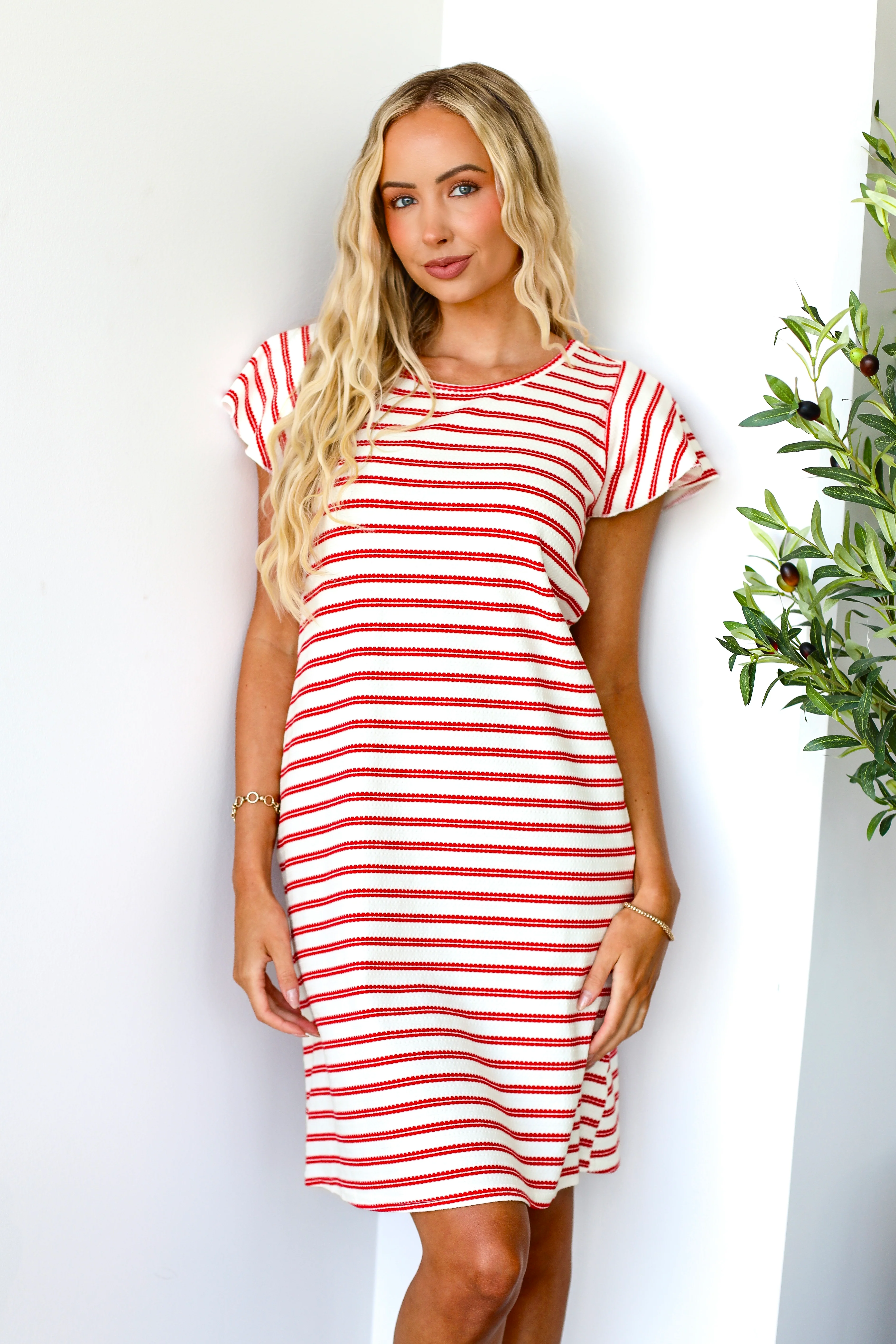 The Johannah White/Red Dresses - XNAUWBI