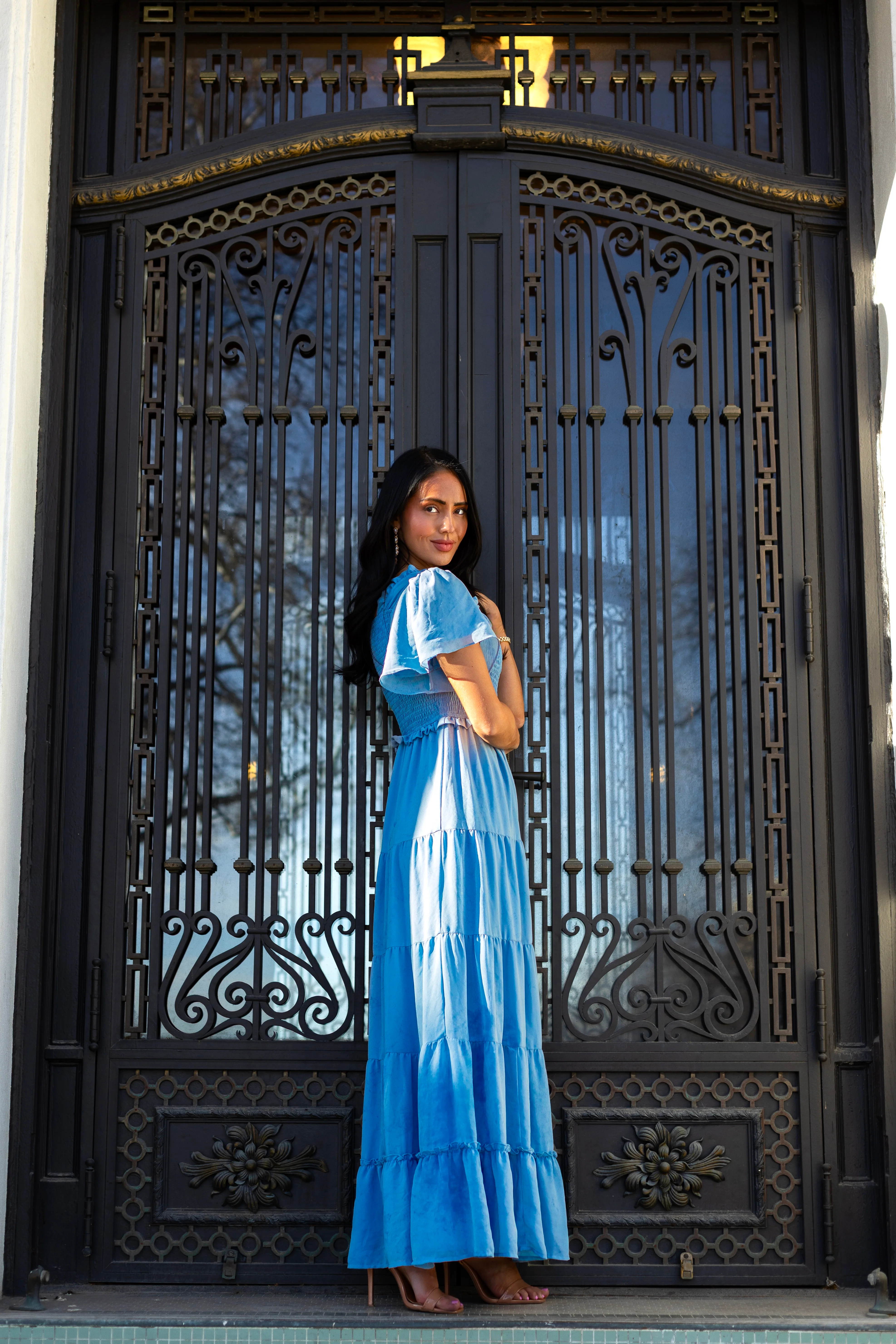 The Leigh Robin Blue Dresses - XNAUWBI