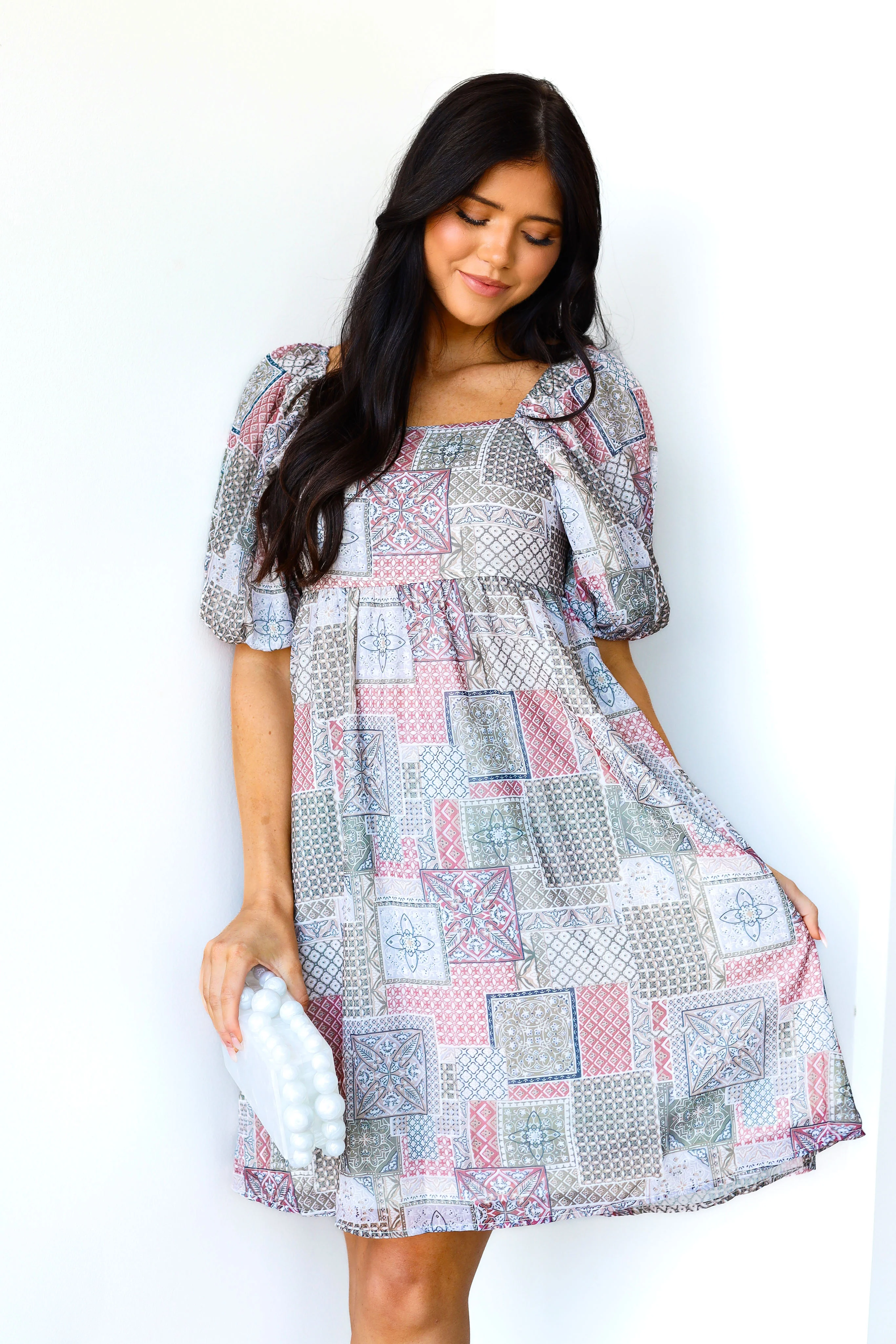 The Tatum Patchstitch Dresses - XNAUWBI