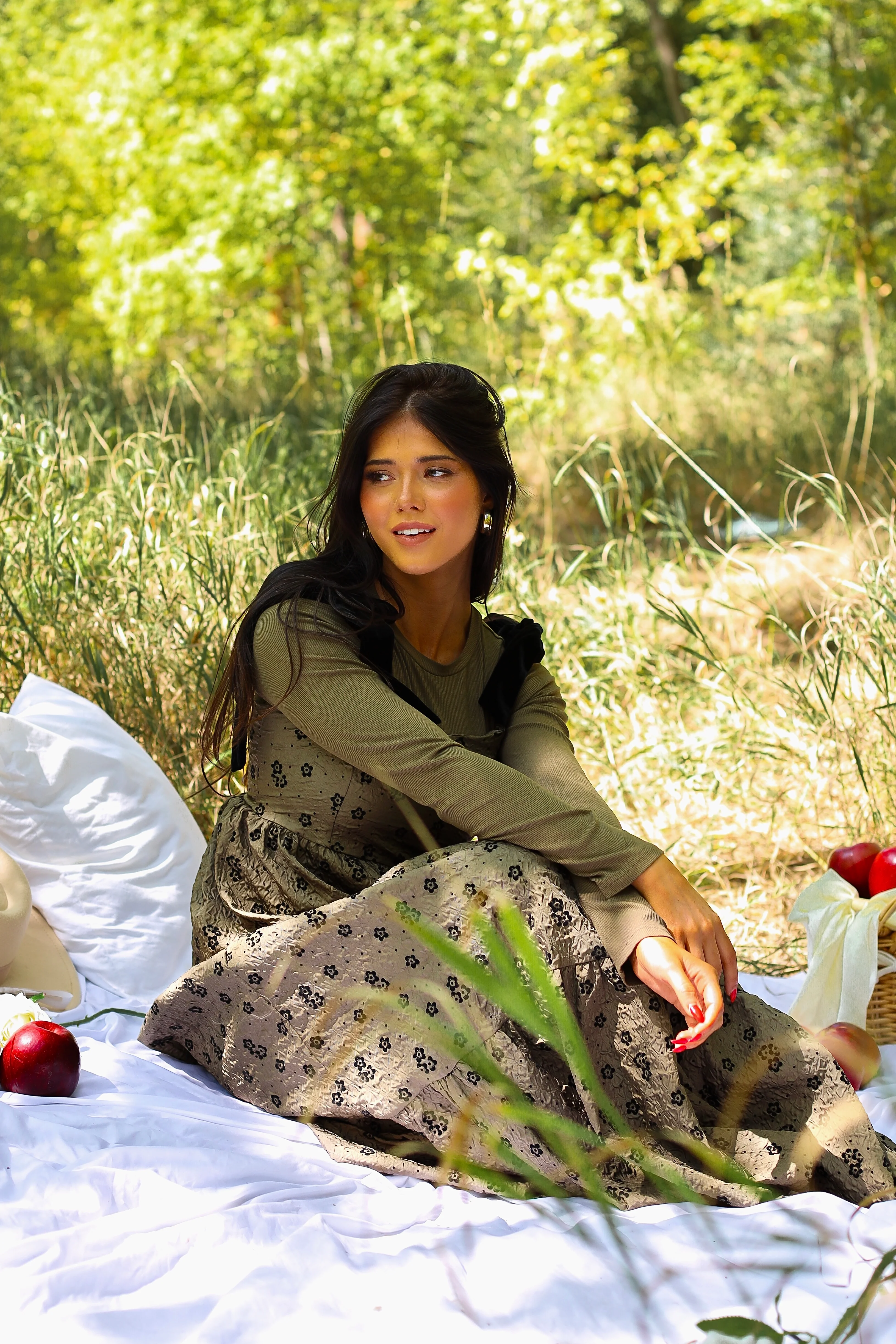 The Harriet Winter Moss Dresses - XNAUWBI