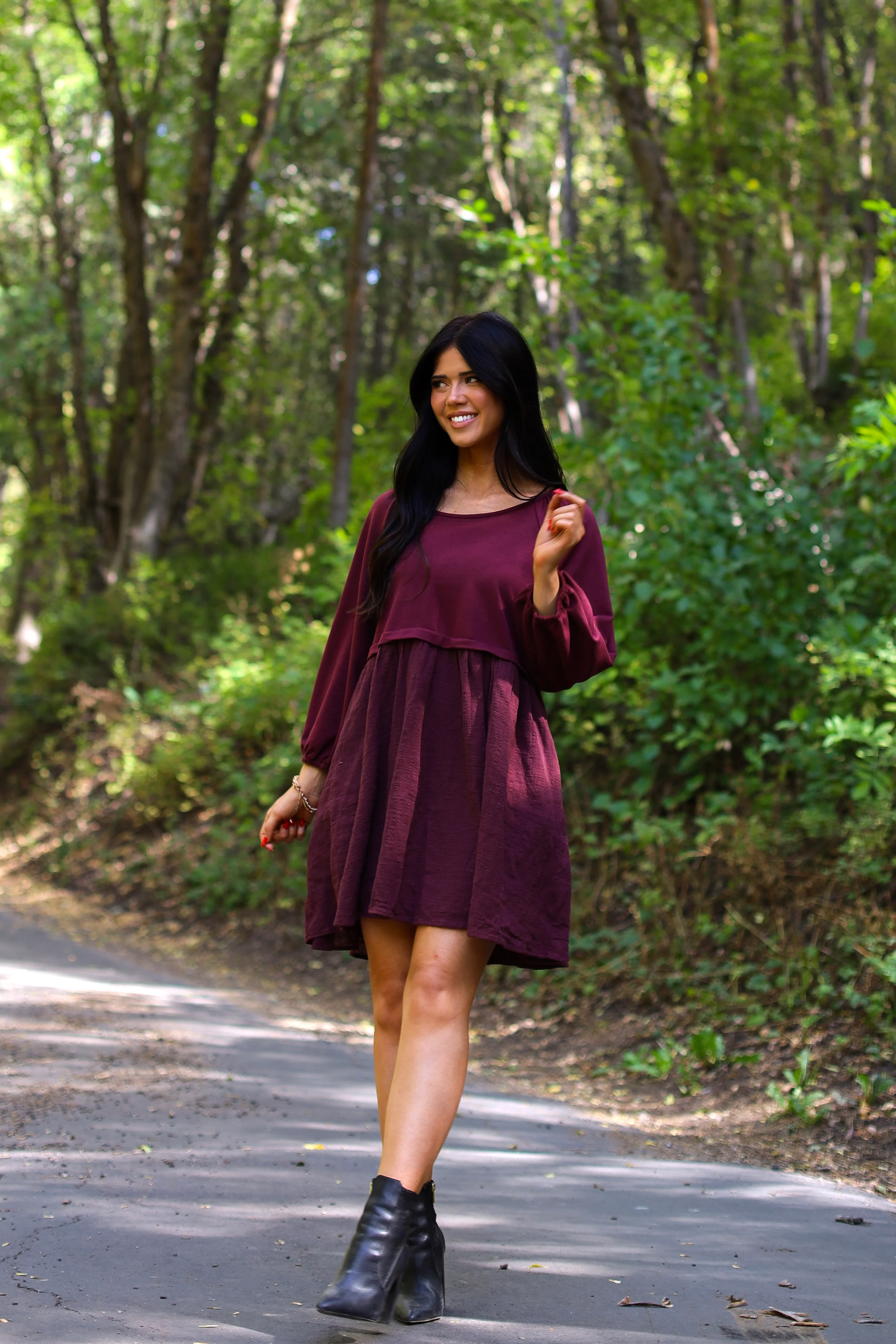 The Dawn Cranberry Dresses - XNAUWBI